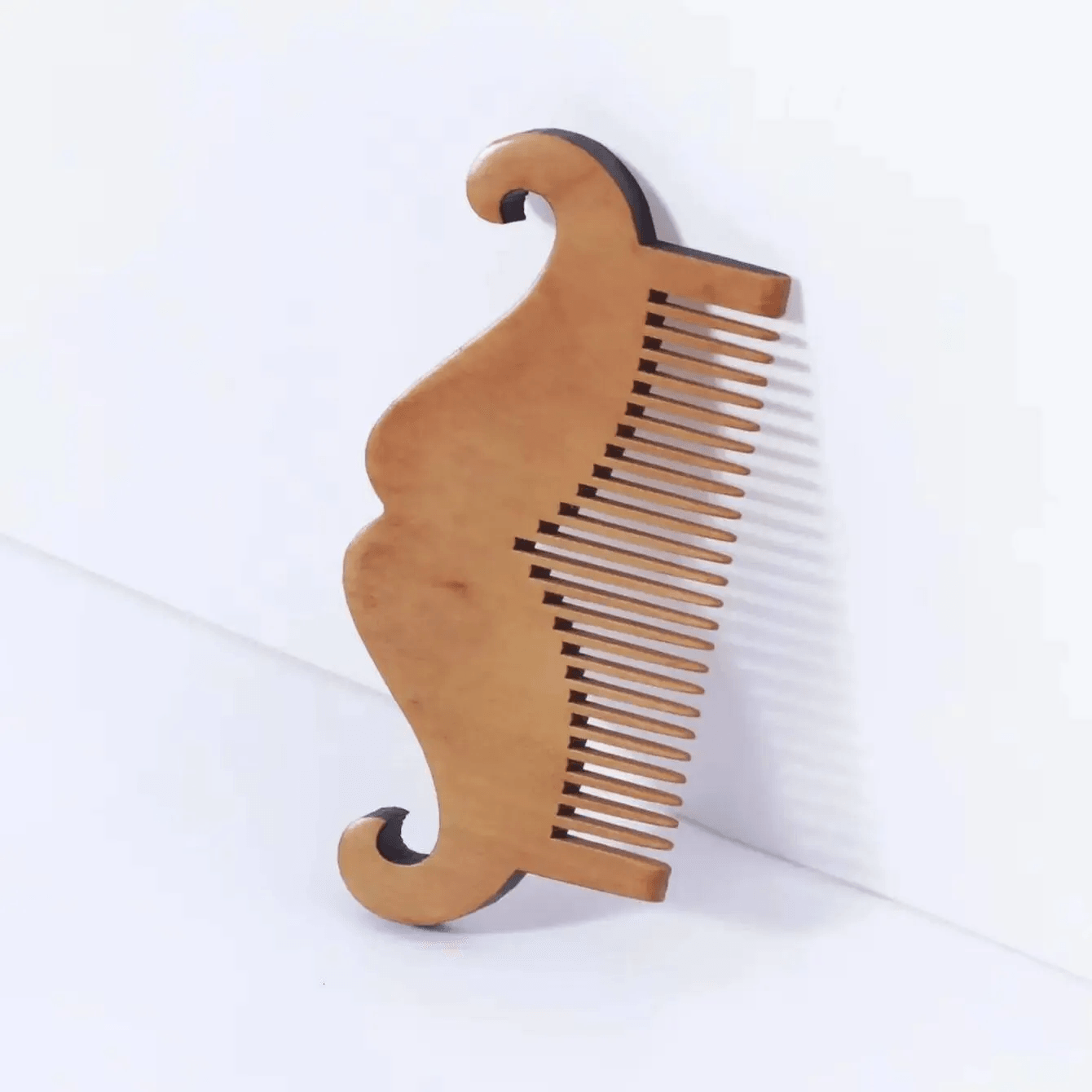Wooden Beard Comb Double Sided Portable Beard And Wig Styling Comb 2