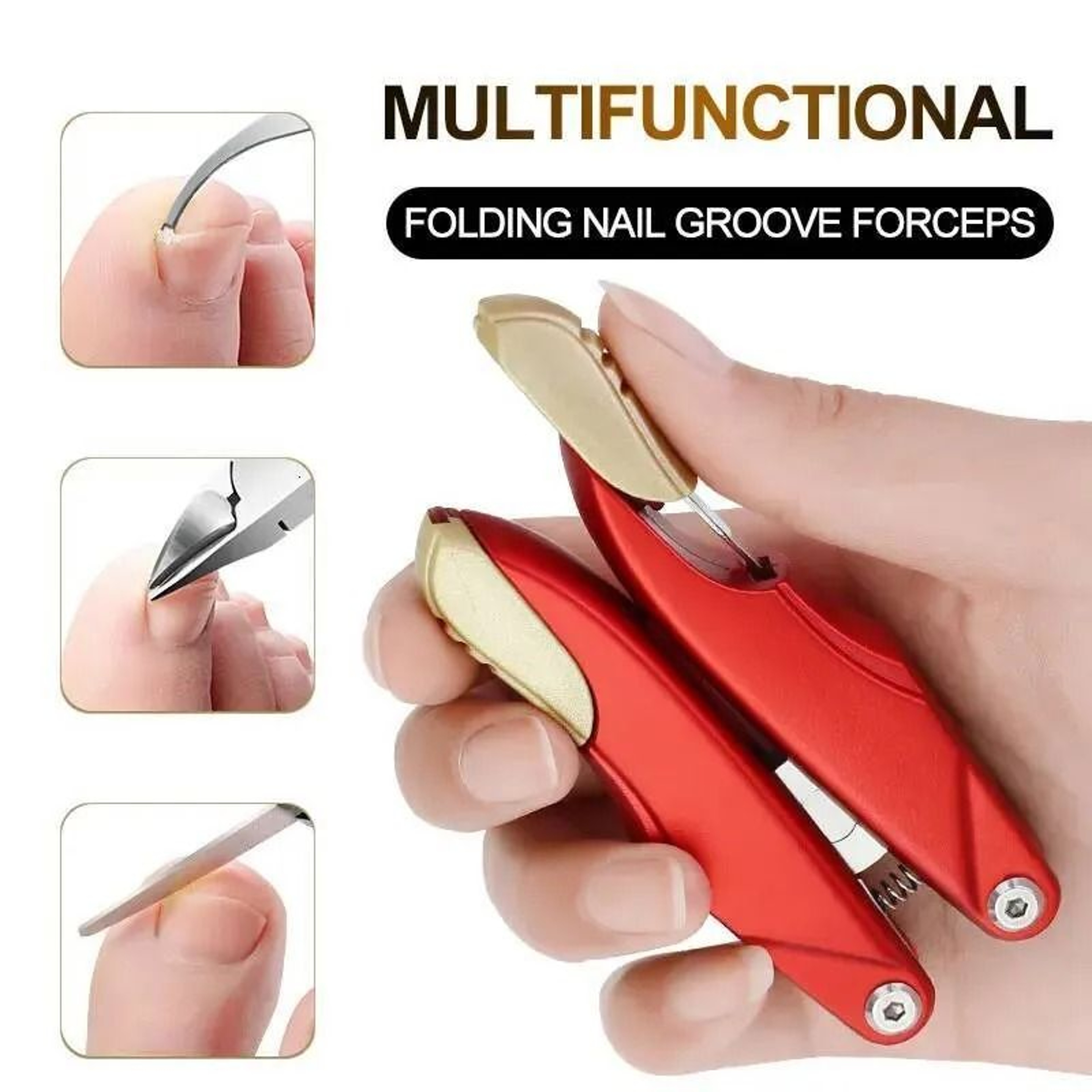 Stainless Steel Cuticle Nipper Foldable Nail Trimmer And Dead Skin Remover 5