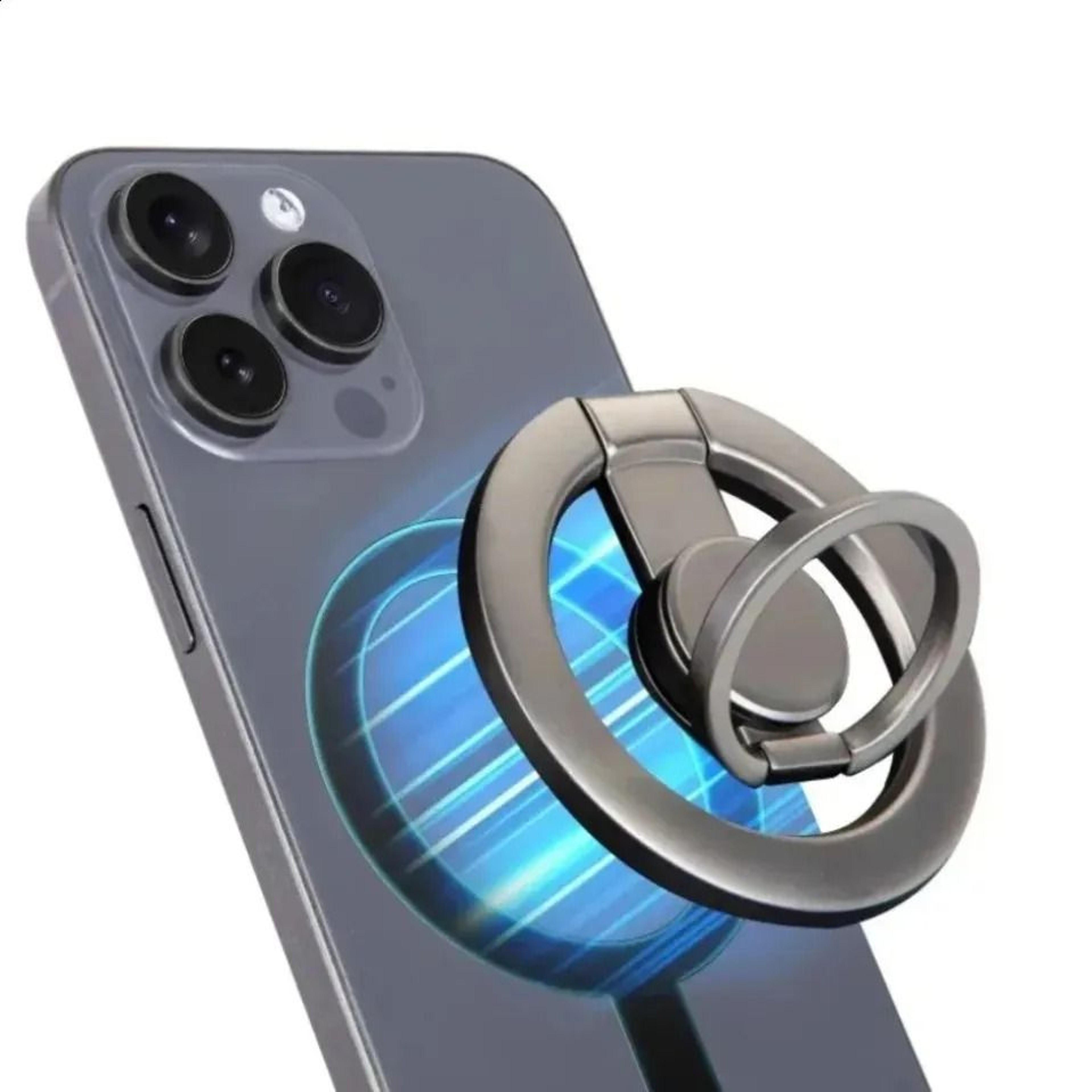 Dual Sided Magnetic Phone Holder Strong Grip Stand For Gym Home And Travel 1
