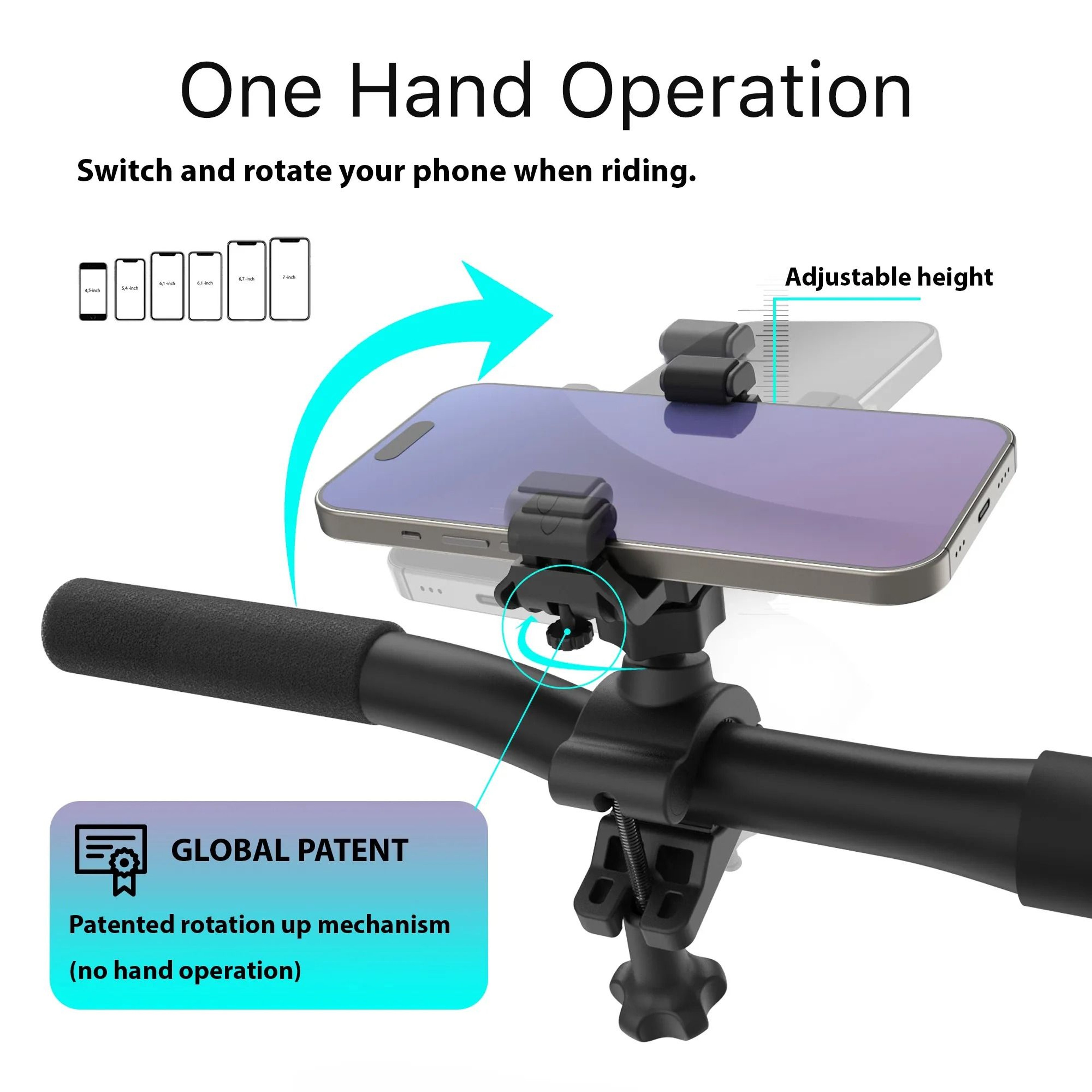 Universal Bike Phone Mount For Bicycle Motorcycle And GPS Navigation 4