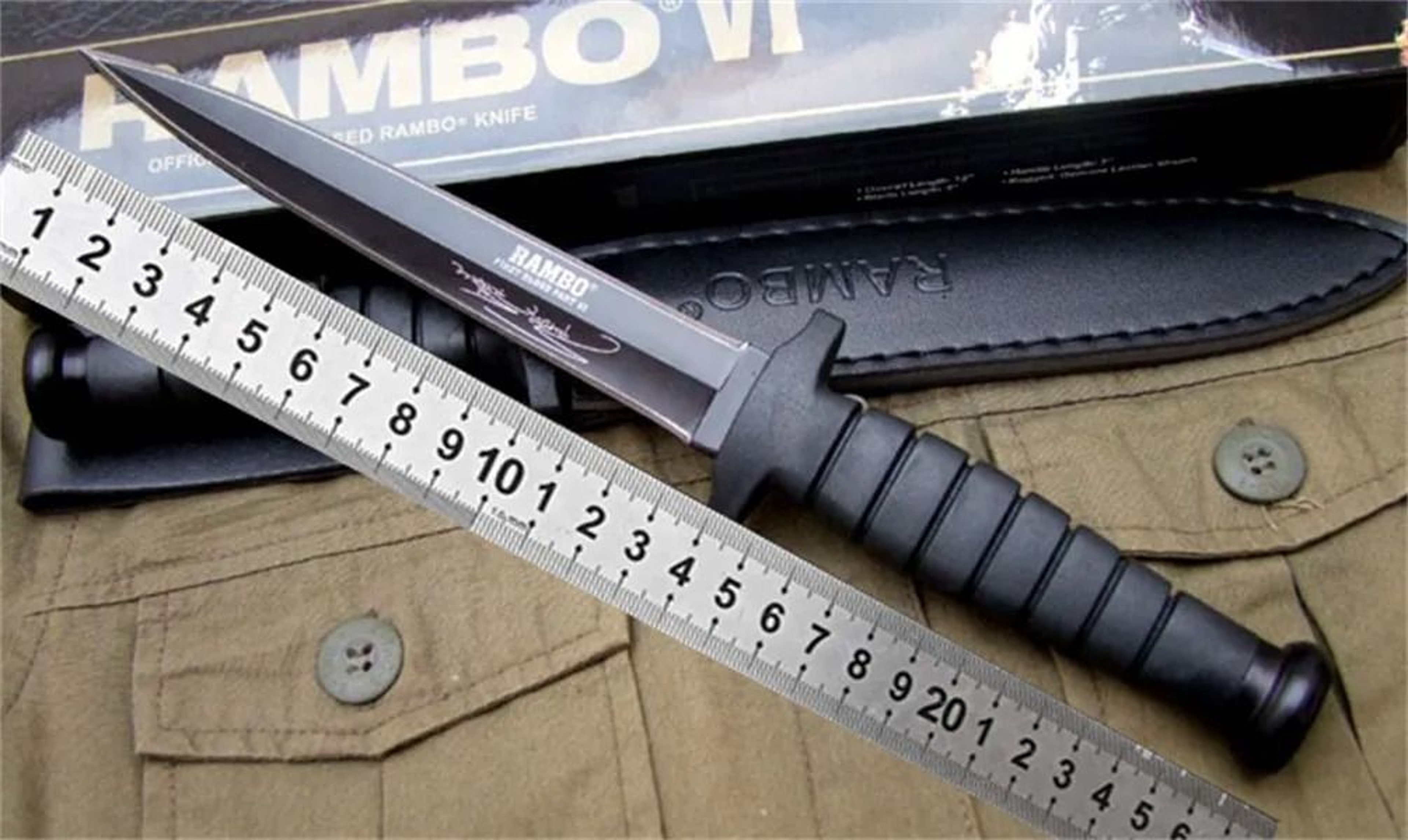 Fixed Blade Utility Knife Stainless Steel Outdoor EDC Tool 2