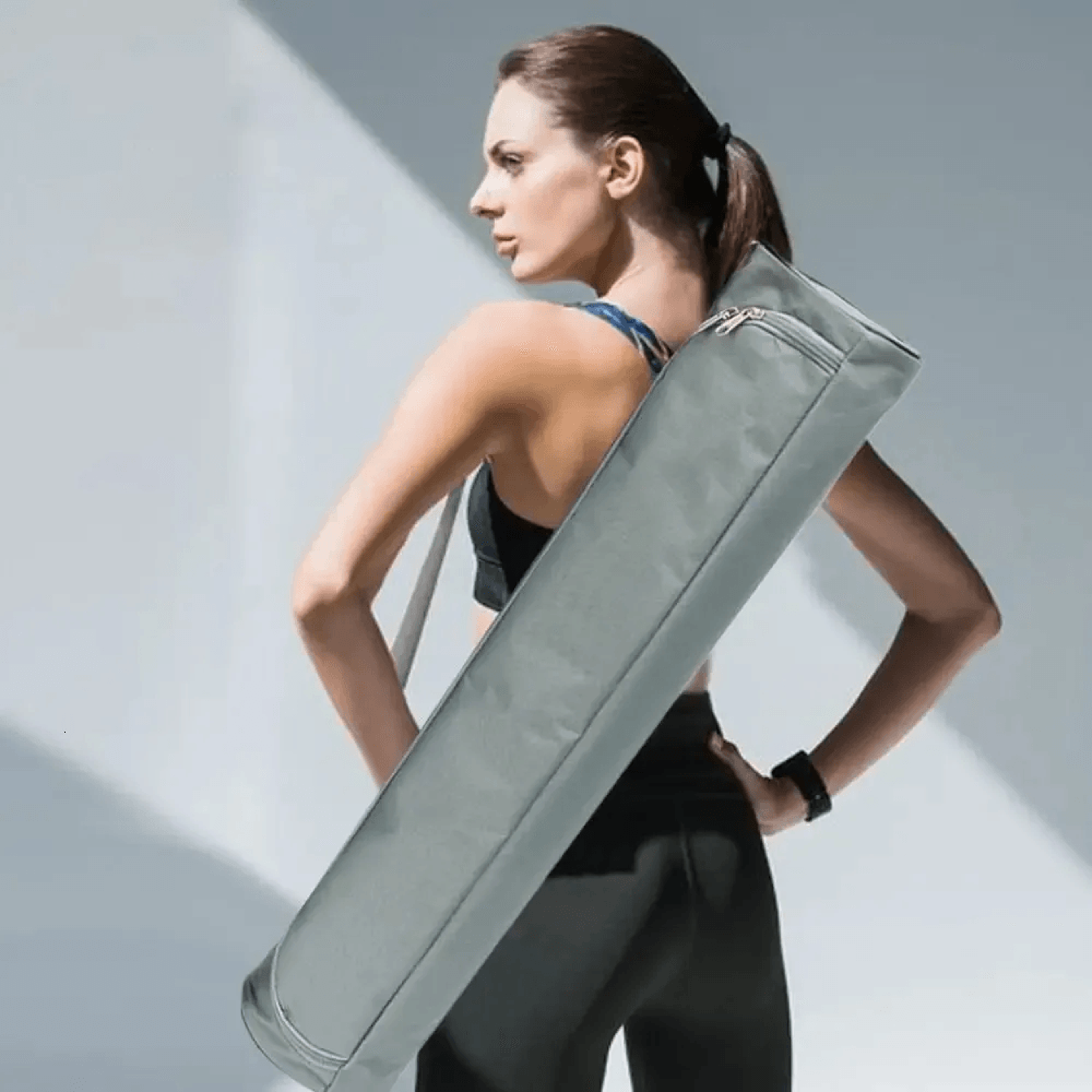 Yoga Mat Backpack Adjustable Pilates Mat Carrier For Gym Fitness And Dance 0