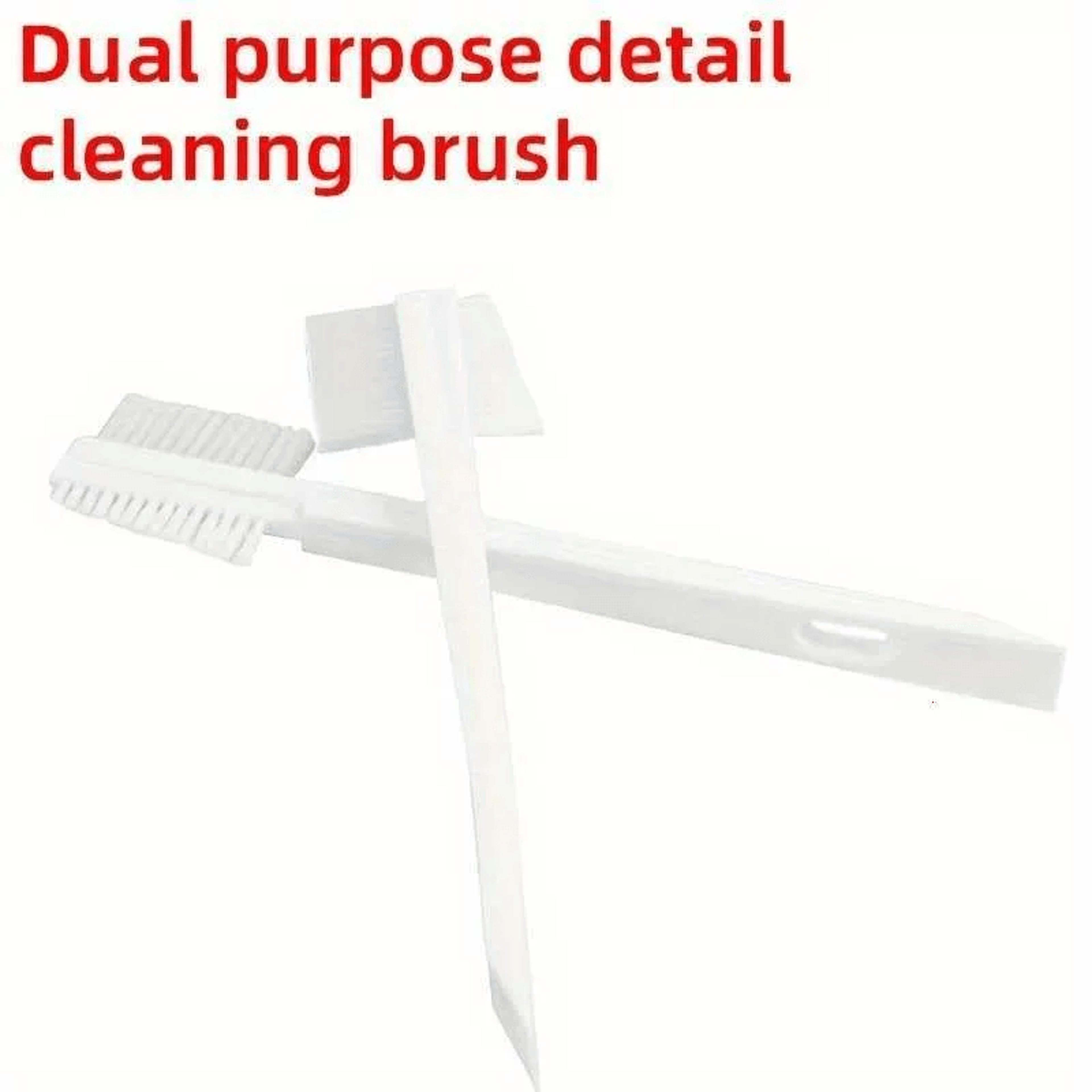DualSided Car Gap Cleaning Brush For Edges Corners And Tight Spaces 1