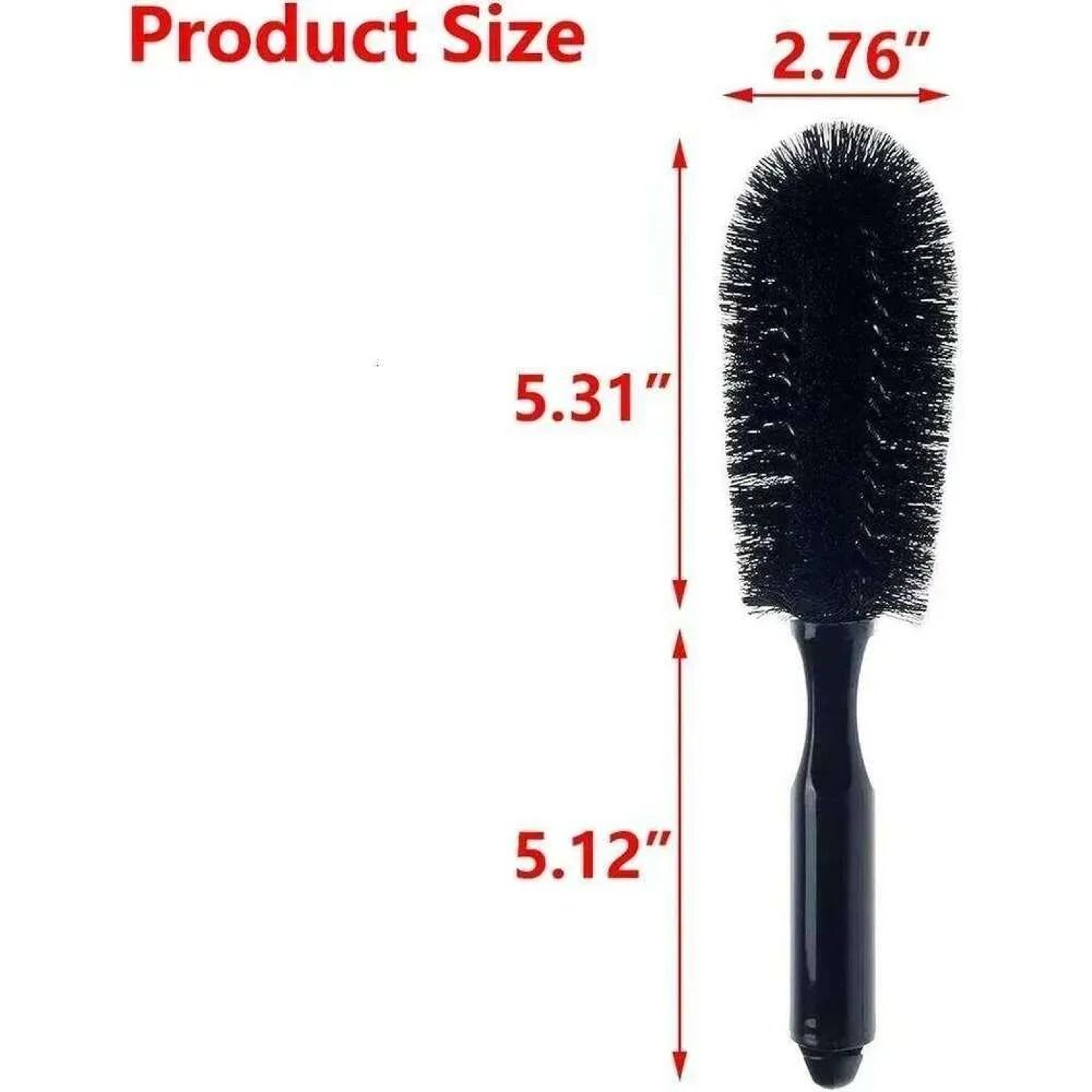 Soft Bristle Automotive Wheel Brush For Rims Grilles And Car Detailing 2