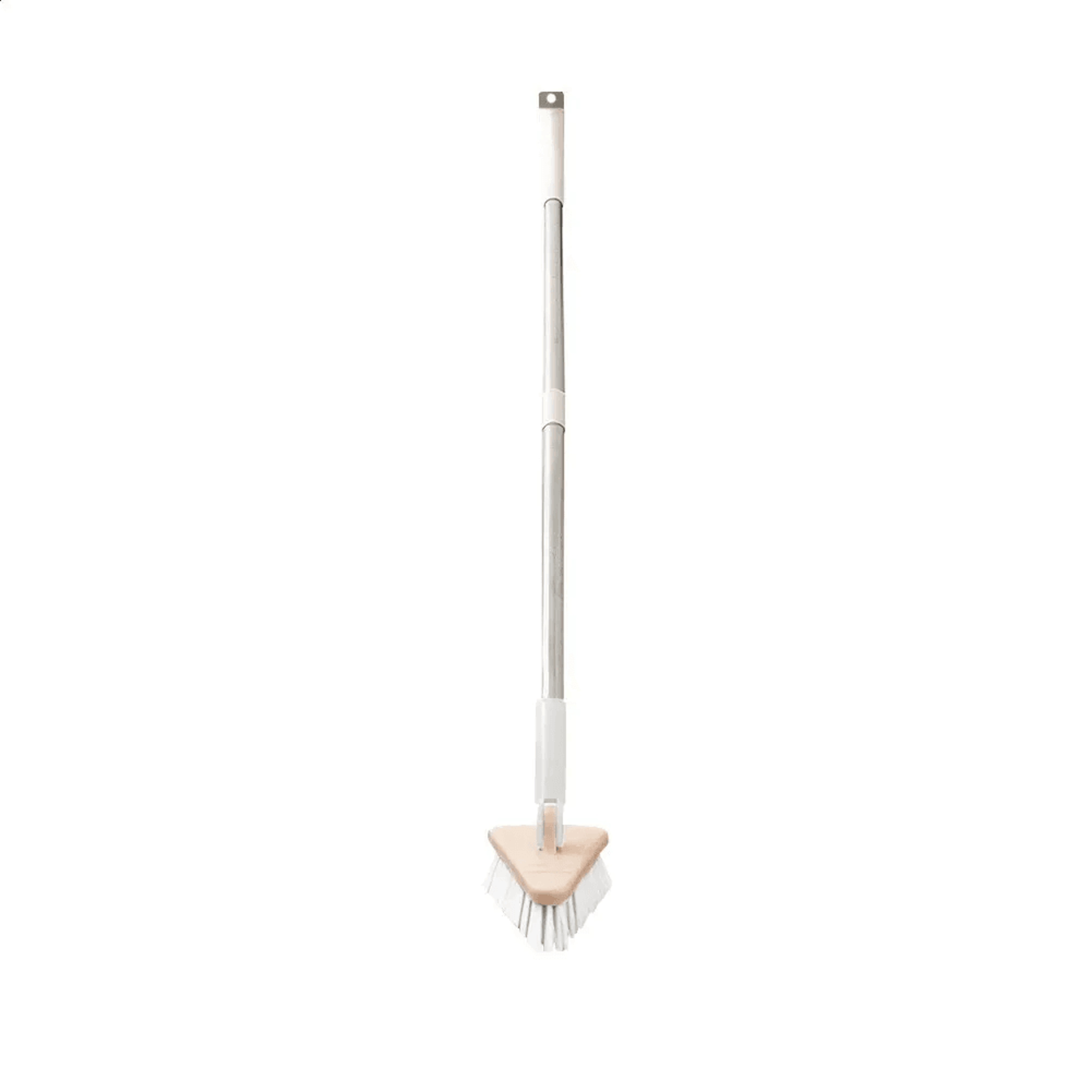 Long Handle Triangular Floor Scrub Brush With Stiff Bristles For Tile Tubs And Corners 3