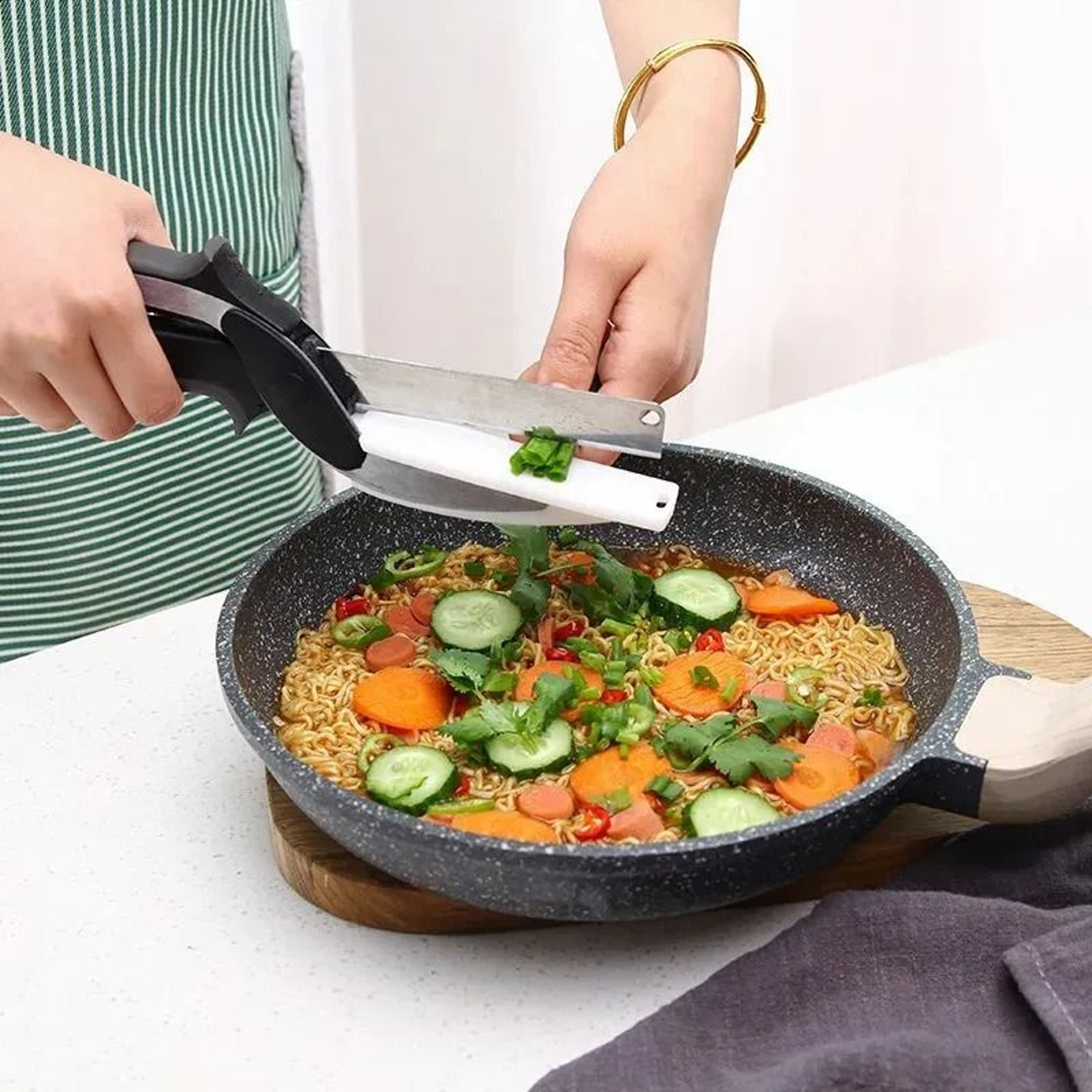 Stainless Steel Barbecue Steak Shears With Separable Kitchen Scissors Design 0