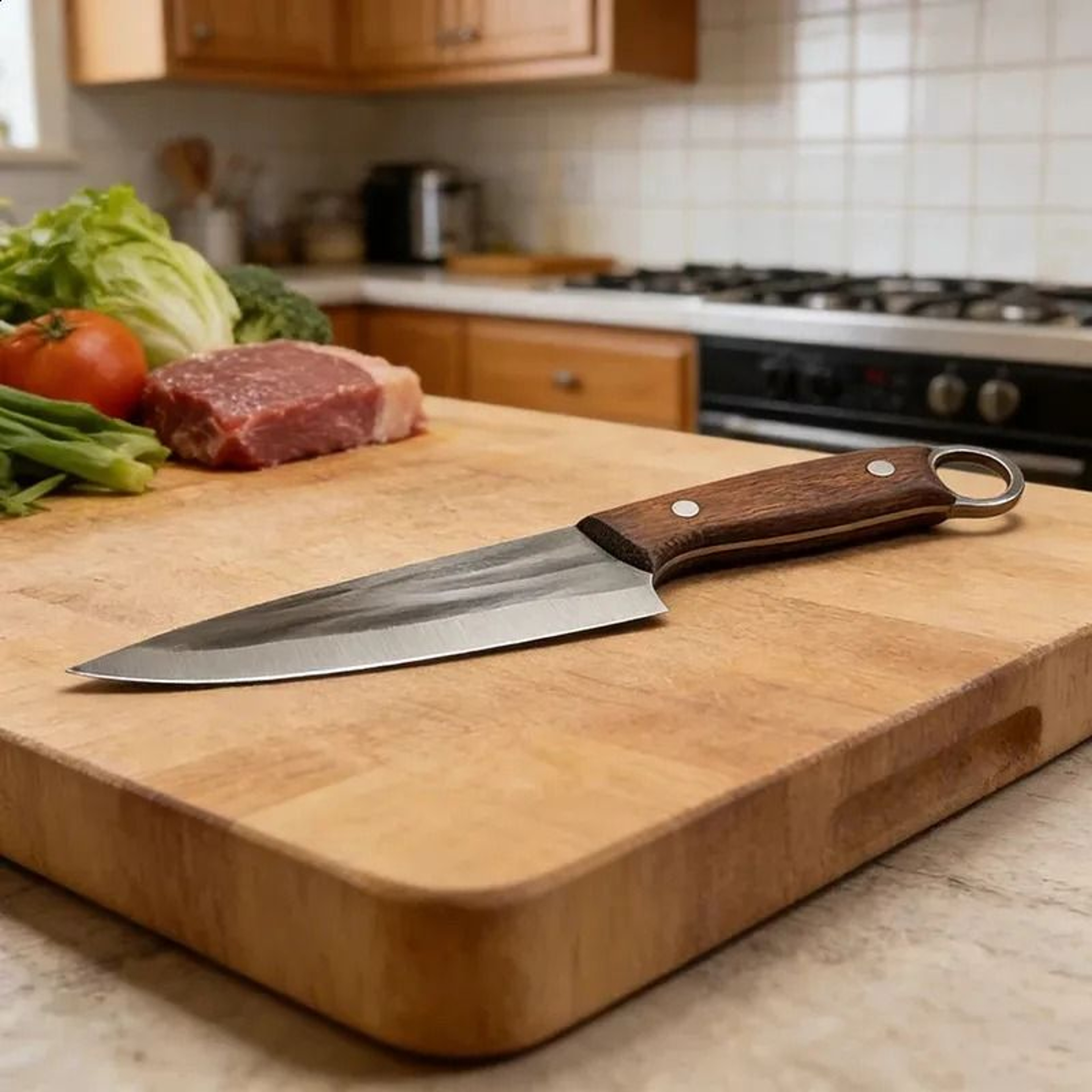 Forged Kitchen Knife For Meat Slicing Boning Fish Prep And Cooking 3