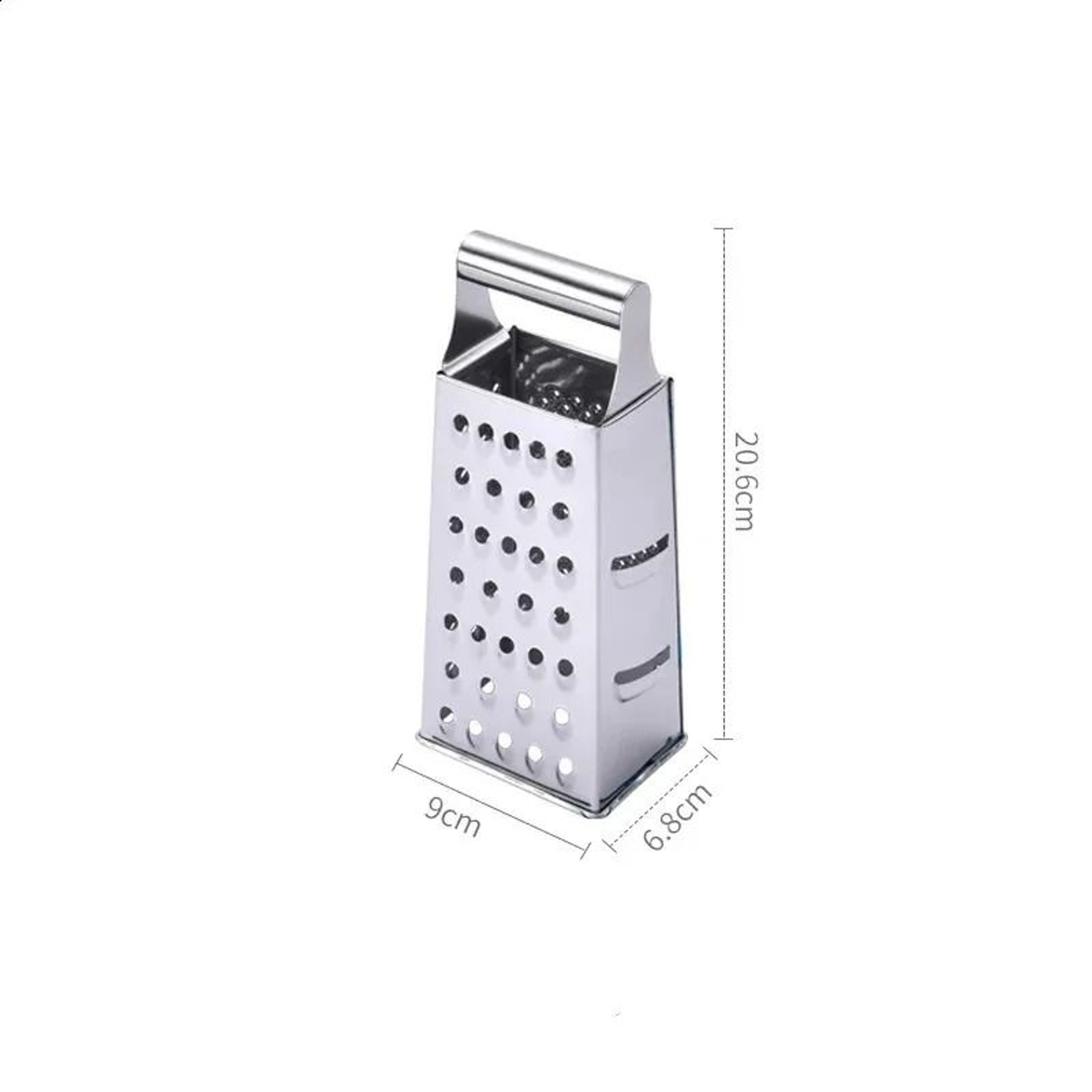 Stainless Steel Sided Box Grater With Food Container For Cheese And Vegetables 1