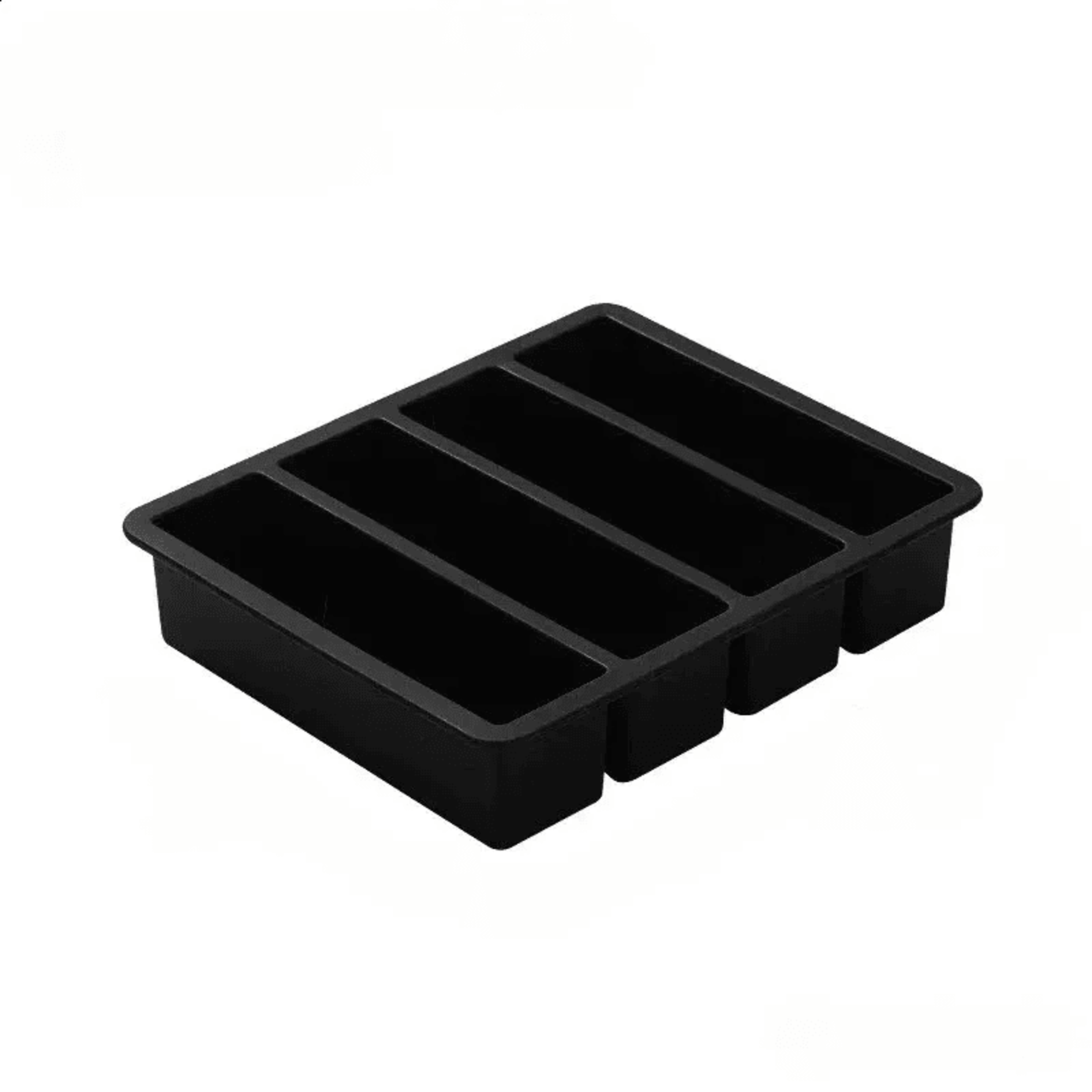 Silicone Ice Cube Tray With Cover Reusable Rectangular Freezer Mold 2