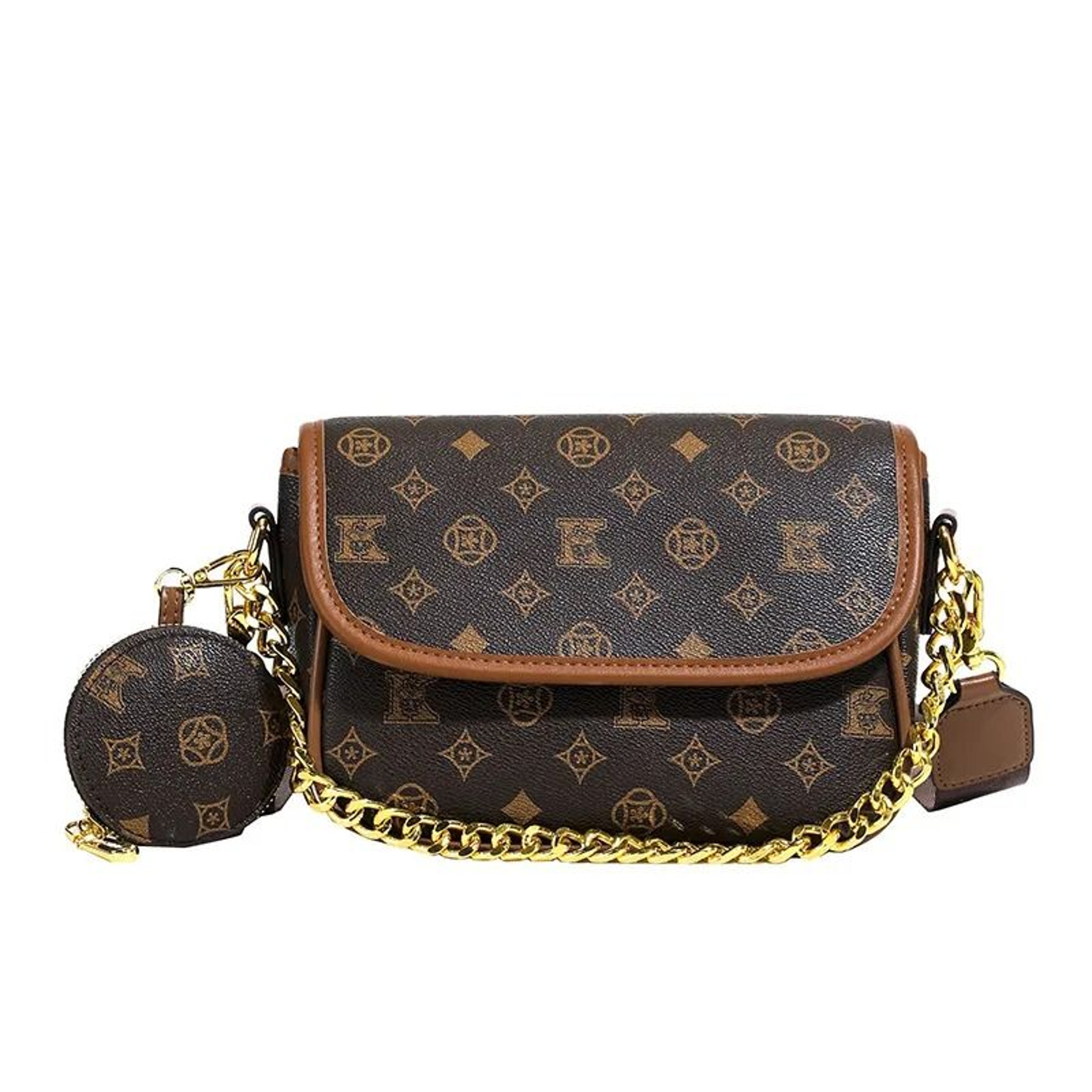 Embossed Colorblock Square Crossbody Bag With Adjustable Strap 4