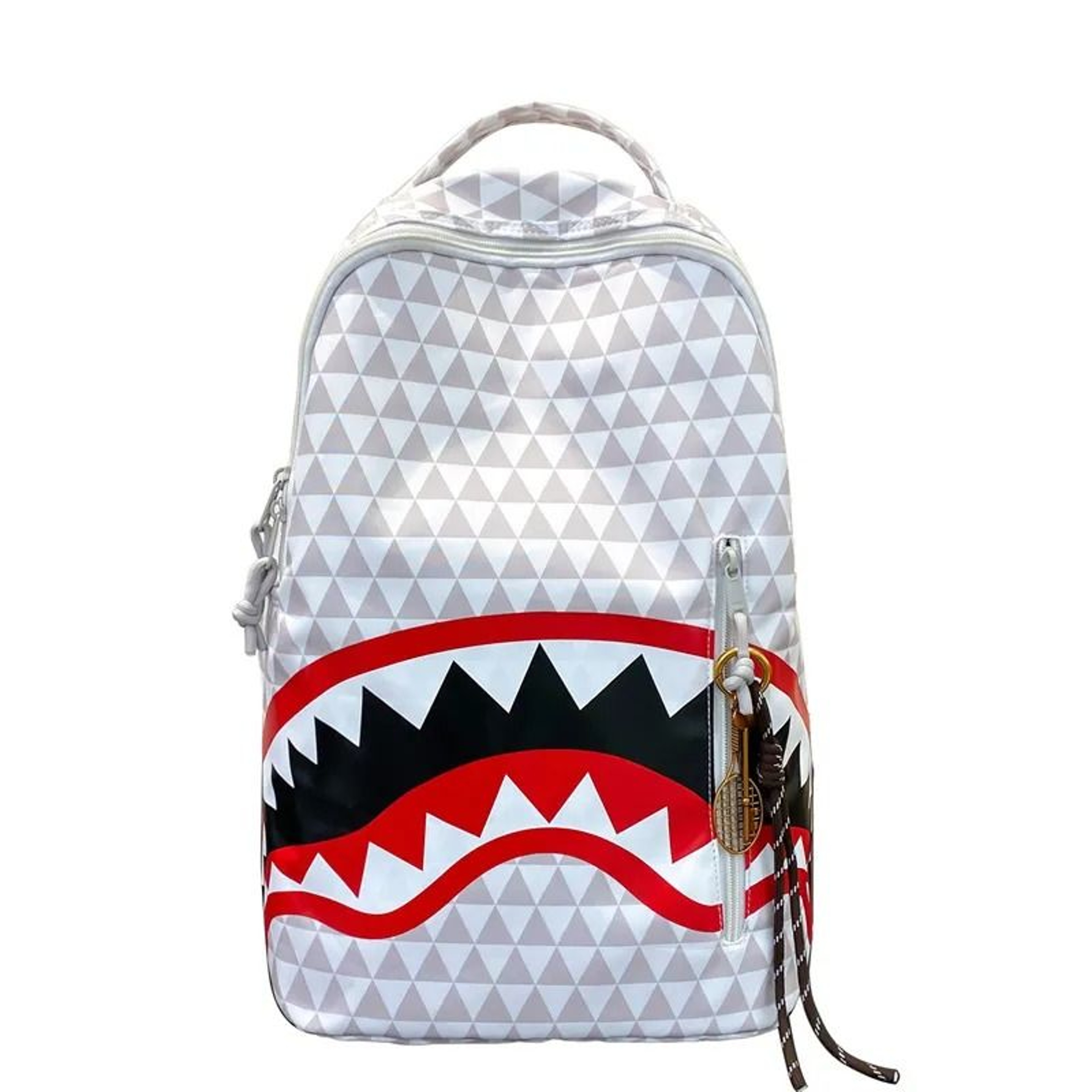 Large Shark Print Backpack With Cartoon Design For Travel School And Commuting 3