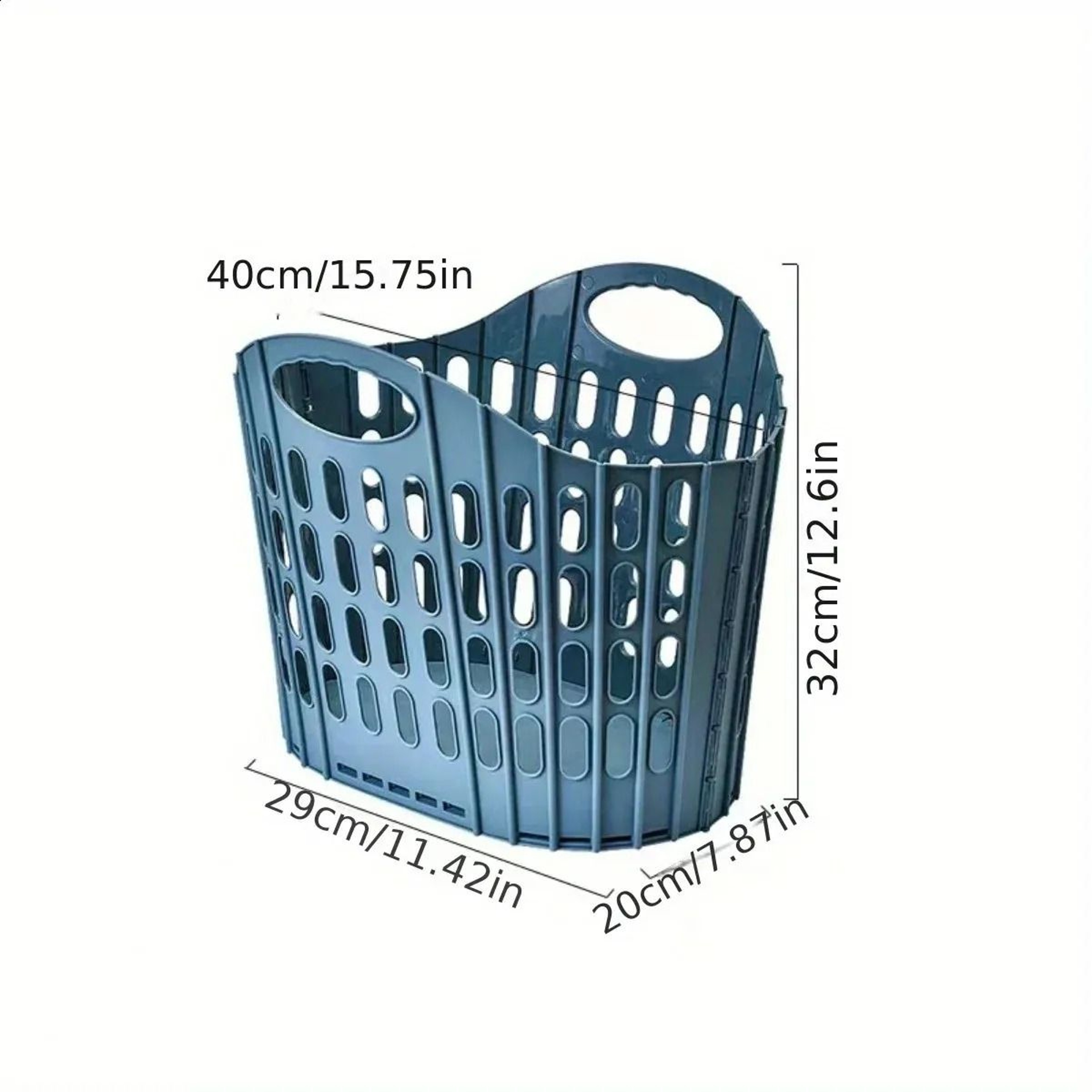 Foldable Fabric Laundry Hamper Portable Collapsible Space Saving Basket 1