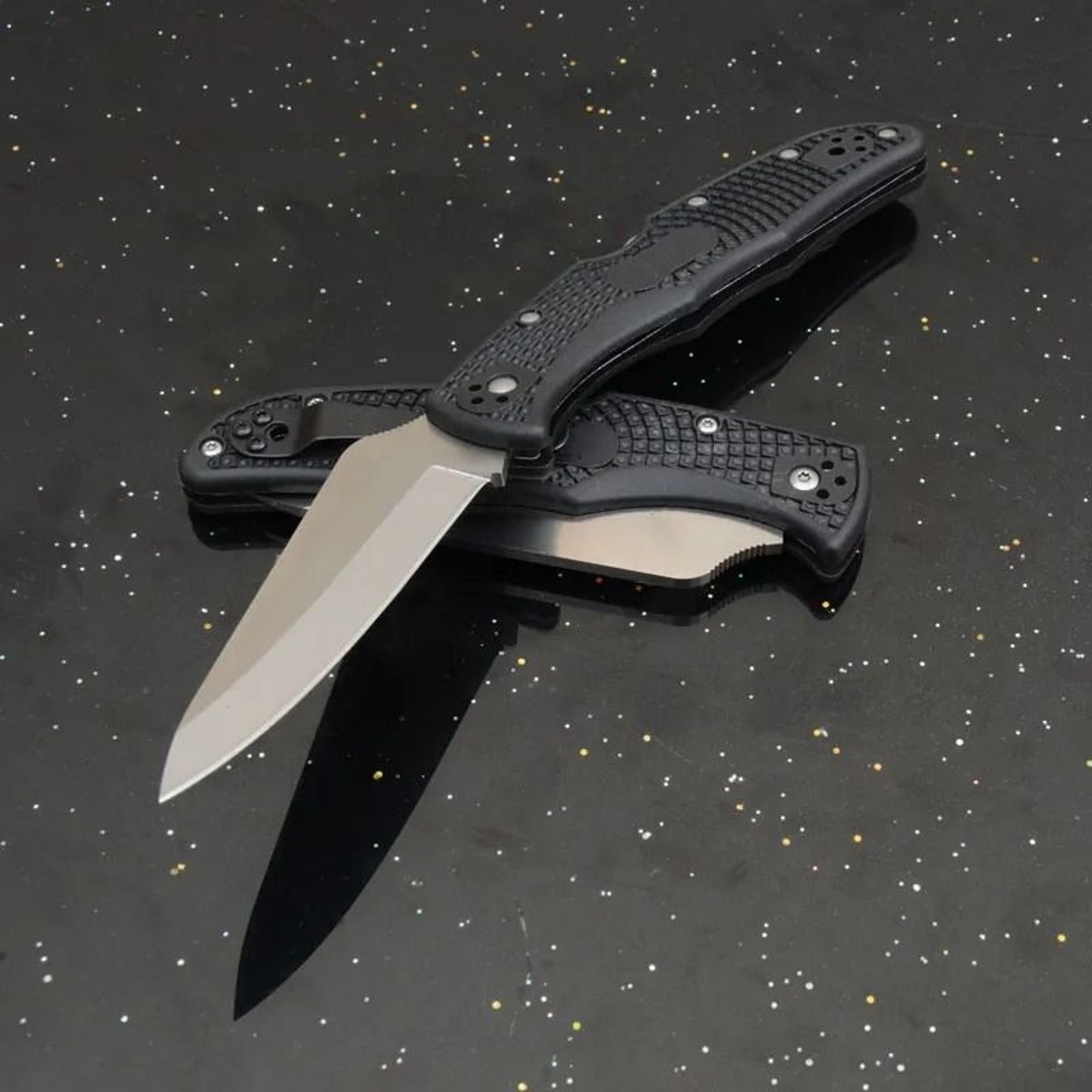 Folding Pocket Knife With FRN Handle And Lockback For Outdoor EDC 0