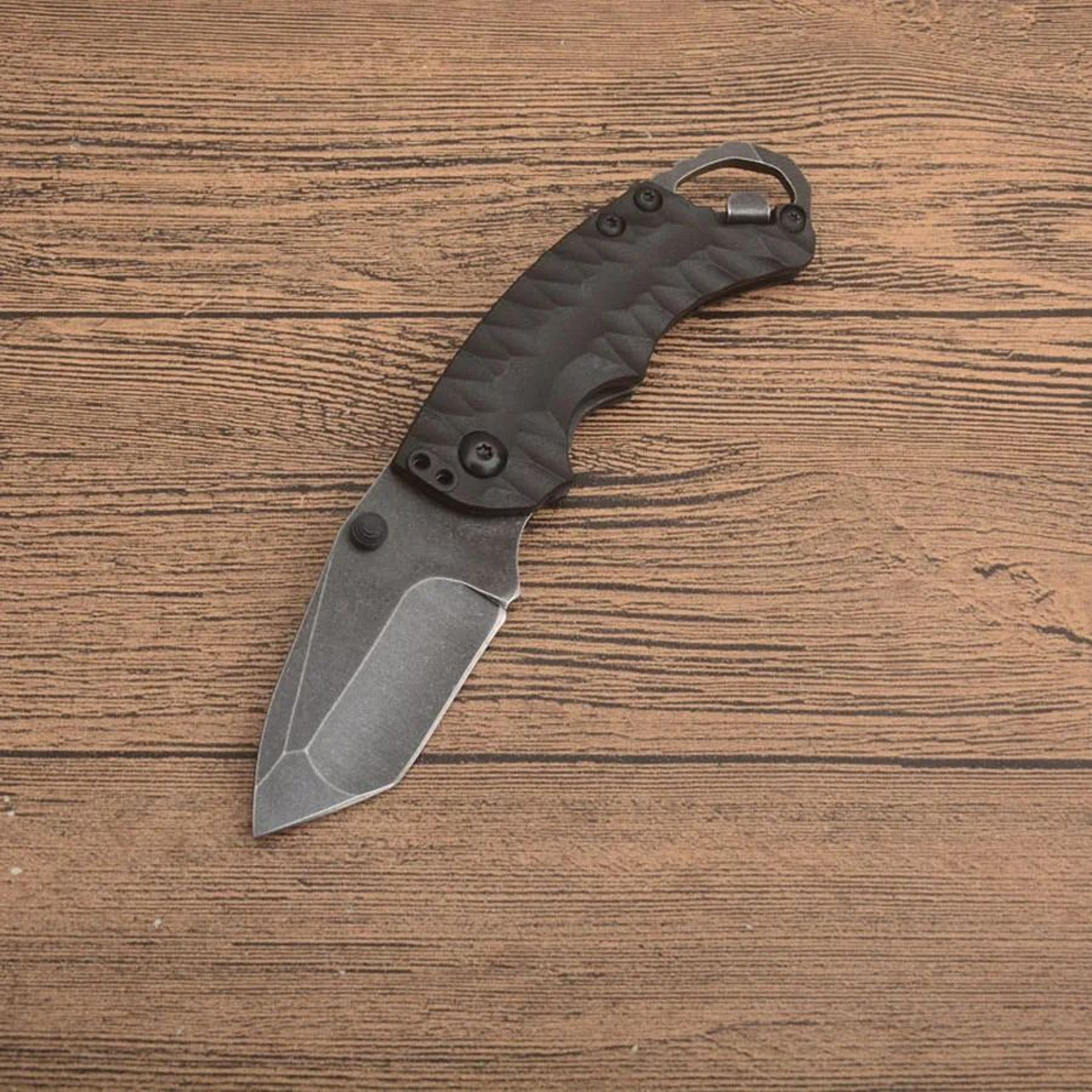 Folding Pocket Knife With 8Cr13MoV Tanto Blade And GFN Handle 2