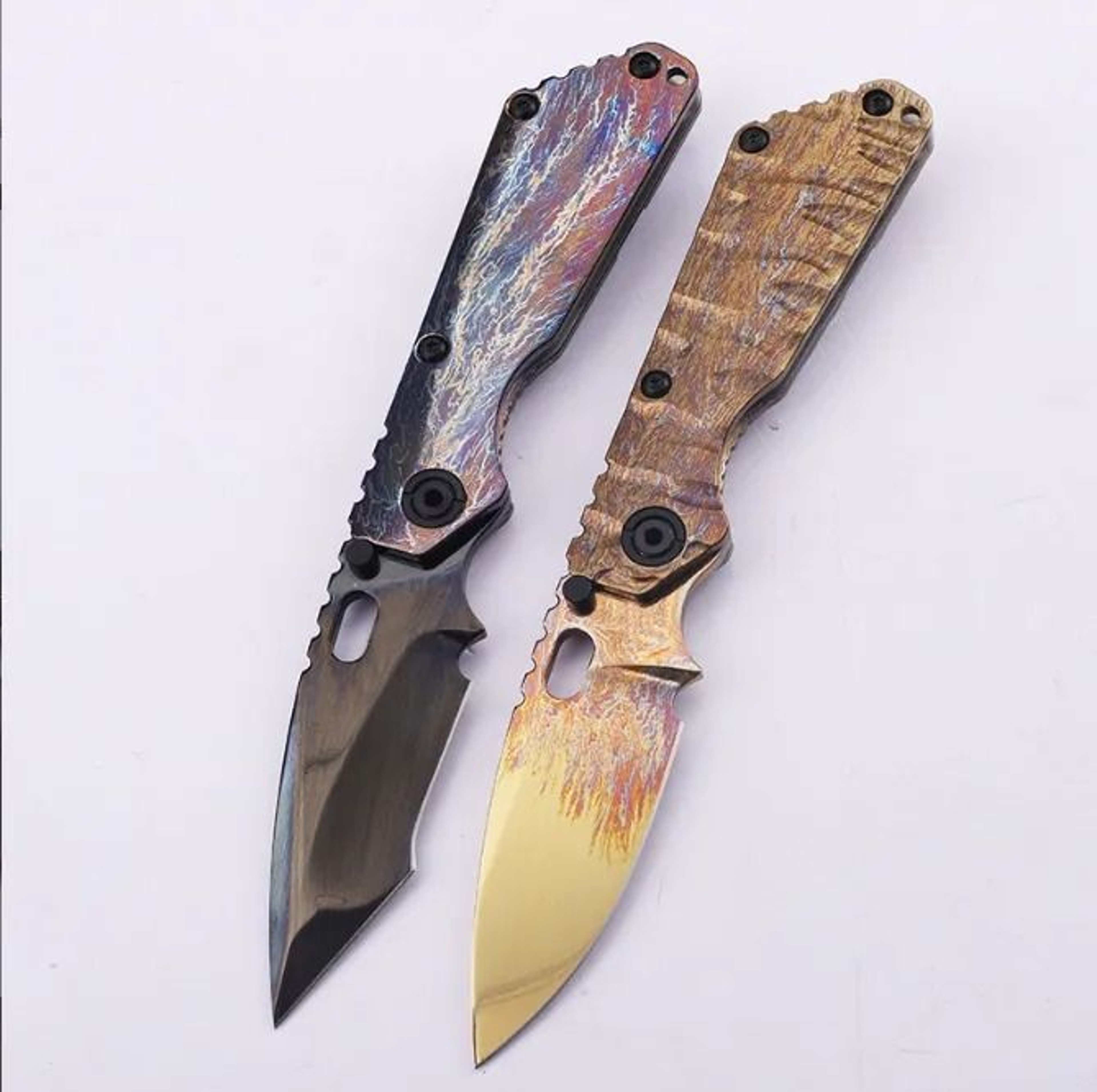 Folding Pocket Knife With Titanium Alloy Handle And DLC Finish 3