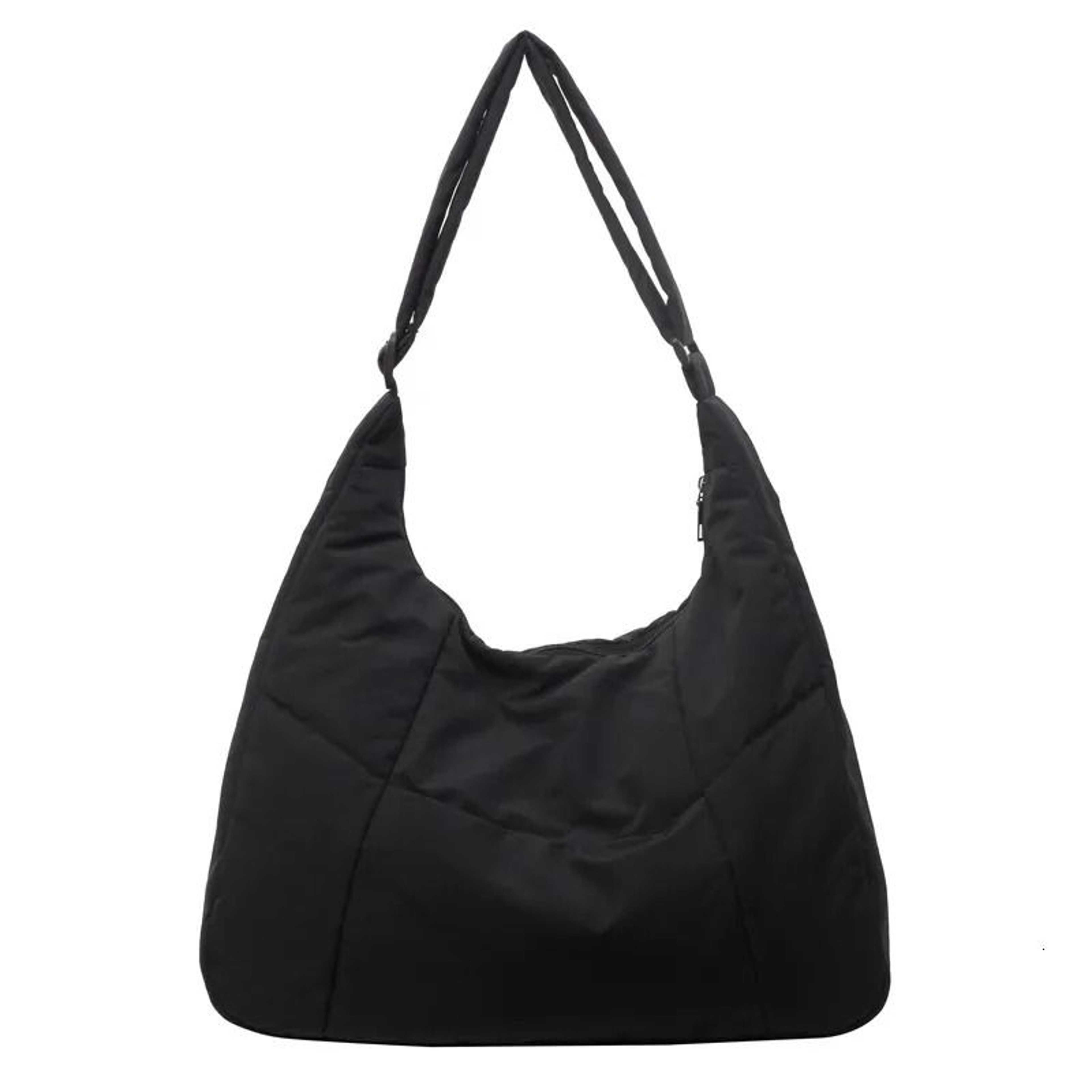 Large Nylon College Tote Bag With Cotton Padding And Adjustable Crossbody Strap 0
