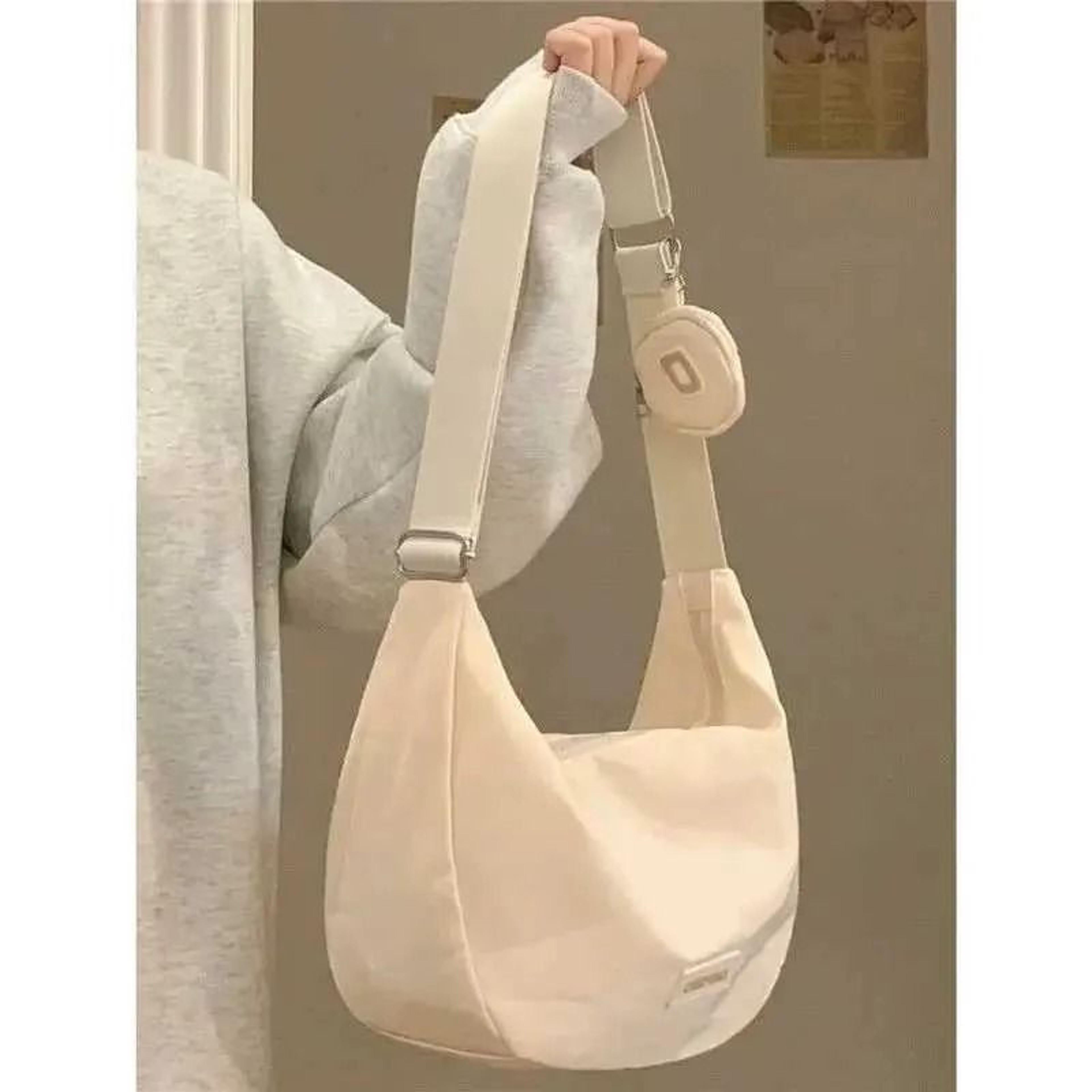 Crossbody Bag With Large Capacity Dumpling Design 1