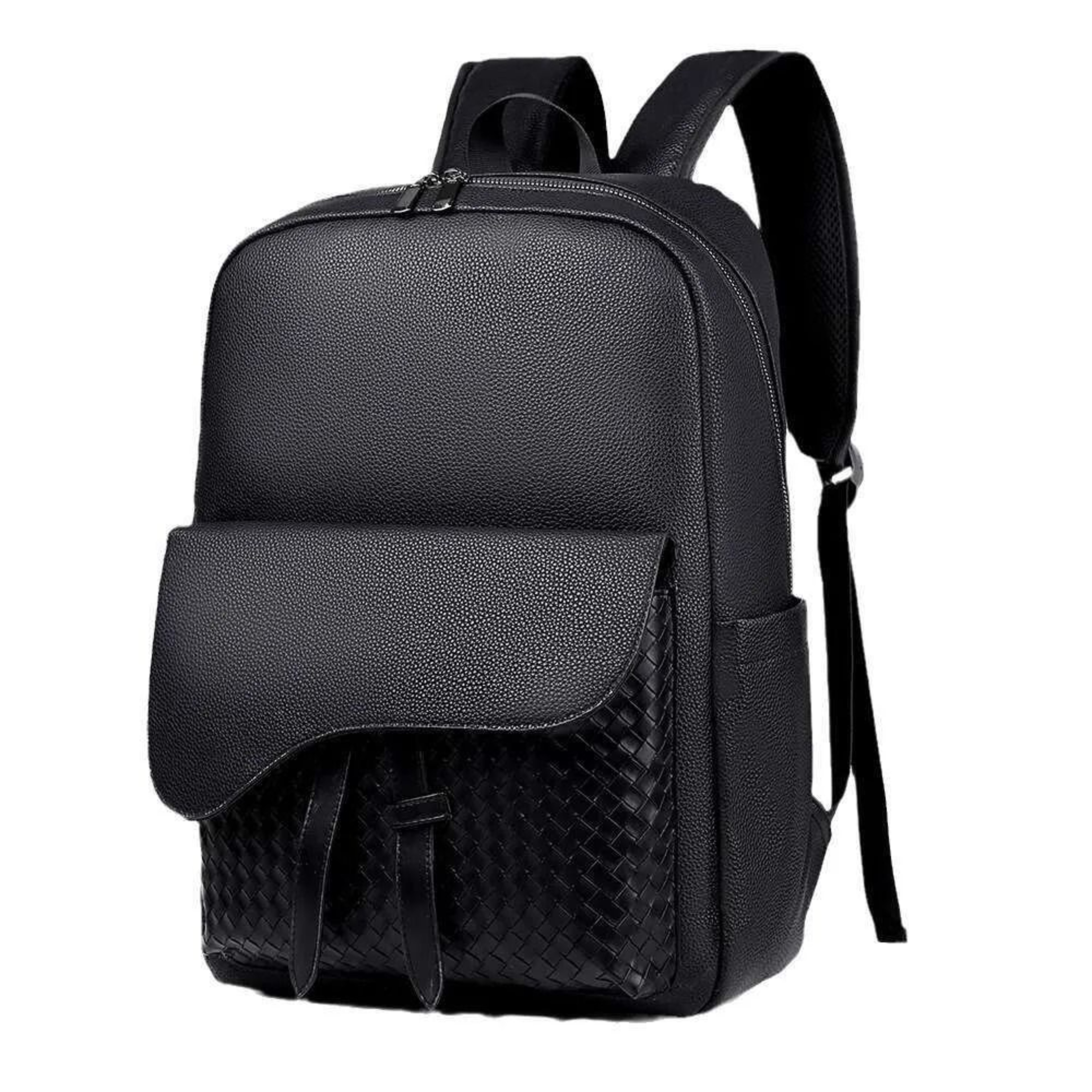 Woven Large Capacity Laptop Backpack For Men 2