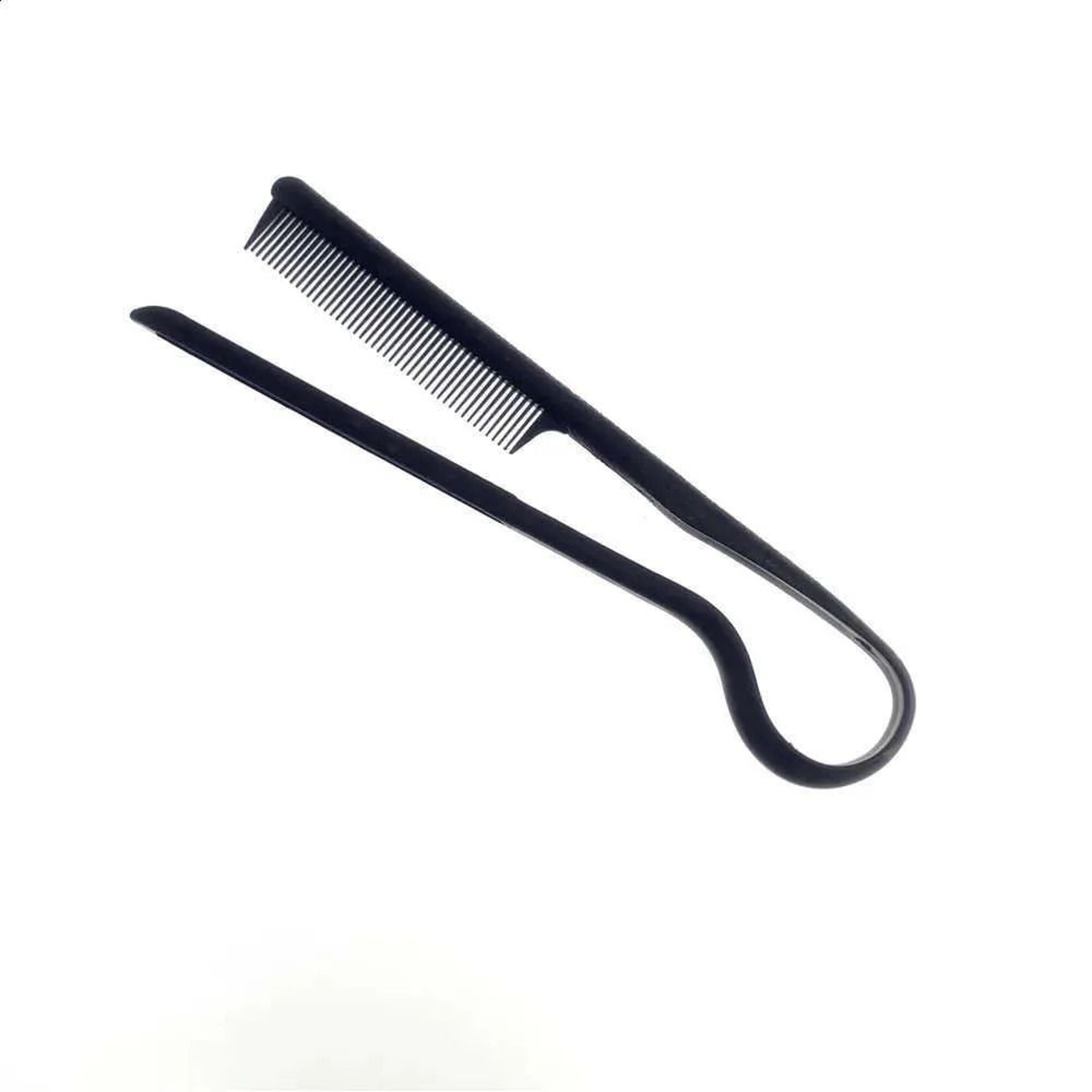 Hair Straightening Comb With Hold Tongs For Hair Styling 0