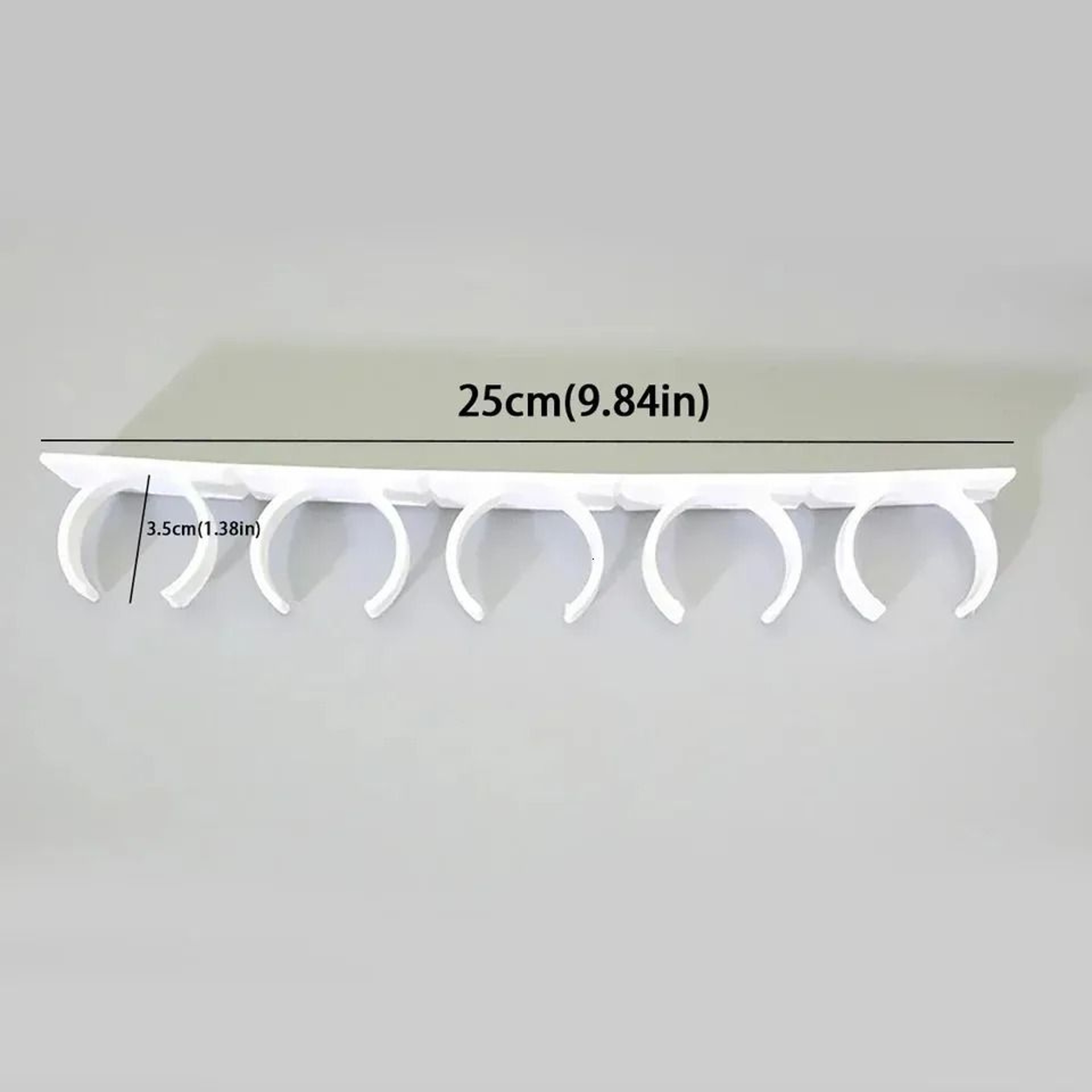 Punch Plastic Spice Rack WallMounted Kitchen Organizer With Hooks 1