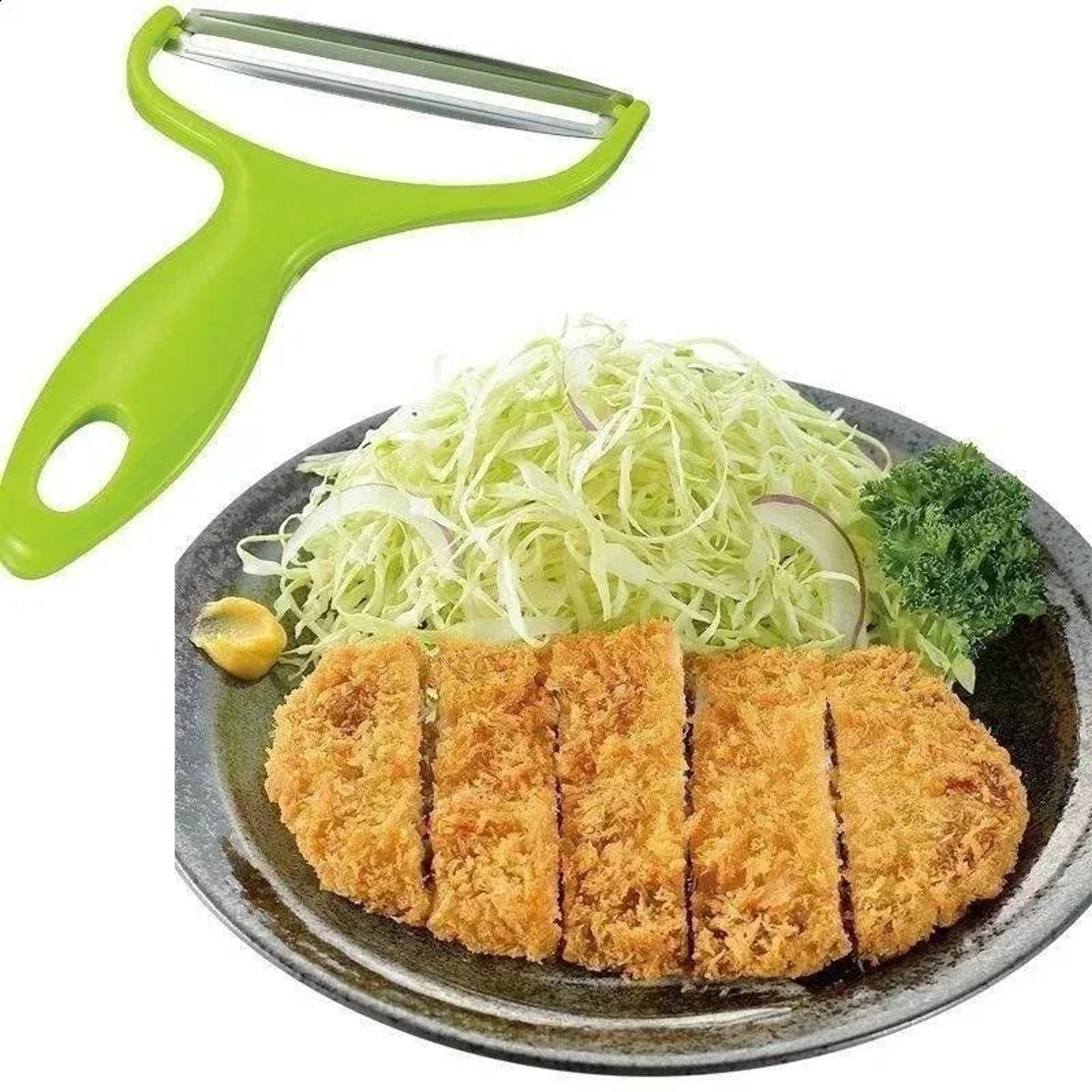 Stainless Steel Vegetable Peeler And Wide Mouth Slicer Grater 1