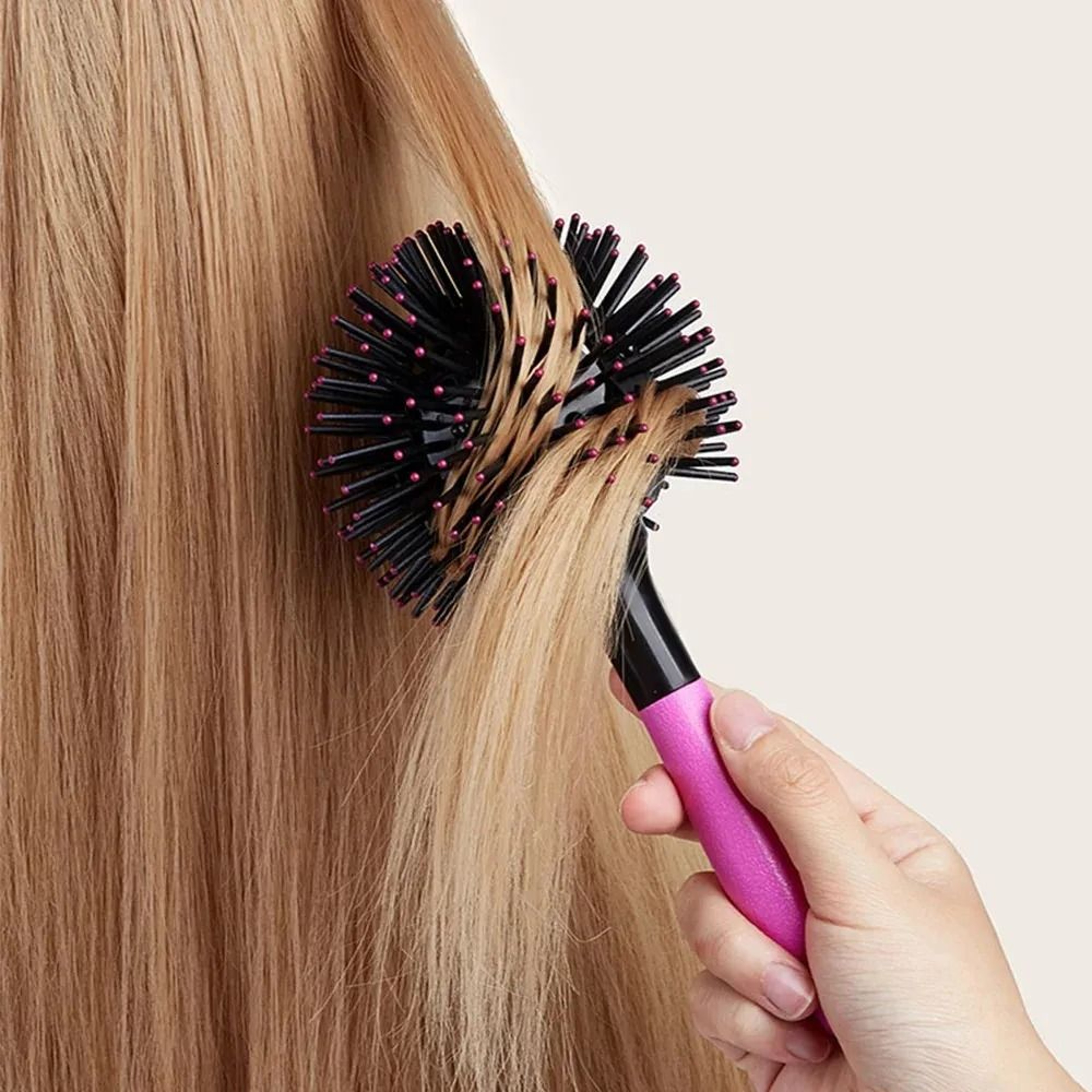 Round Styling Hair Brush Heat Resistant Detangling Brush 1
