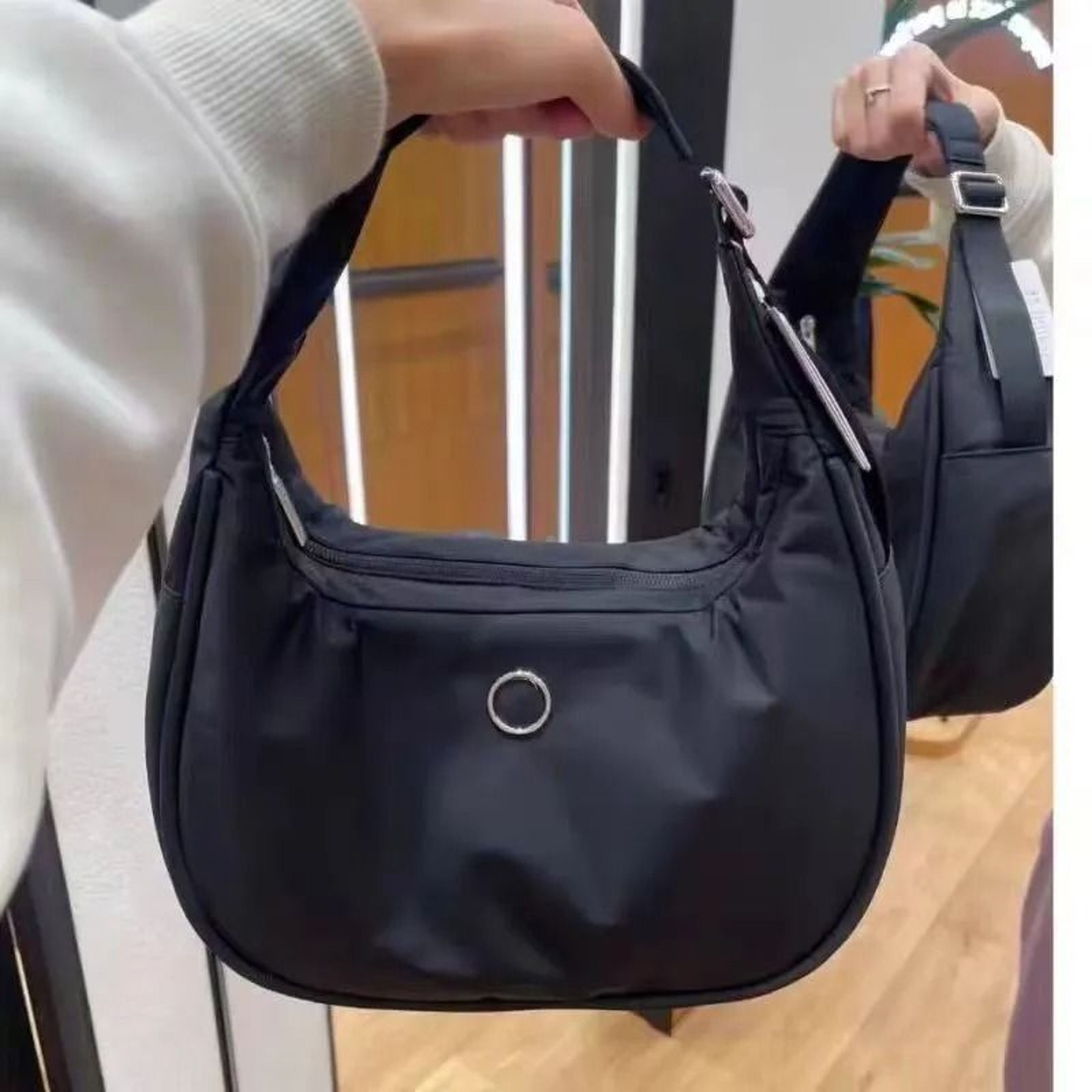 Womens Waterproof Shoulder Bag Minimalist Gym Handbag 1