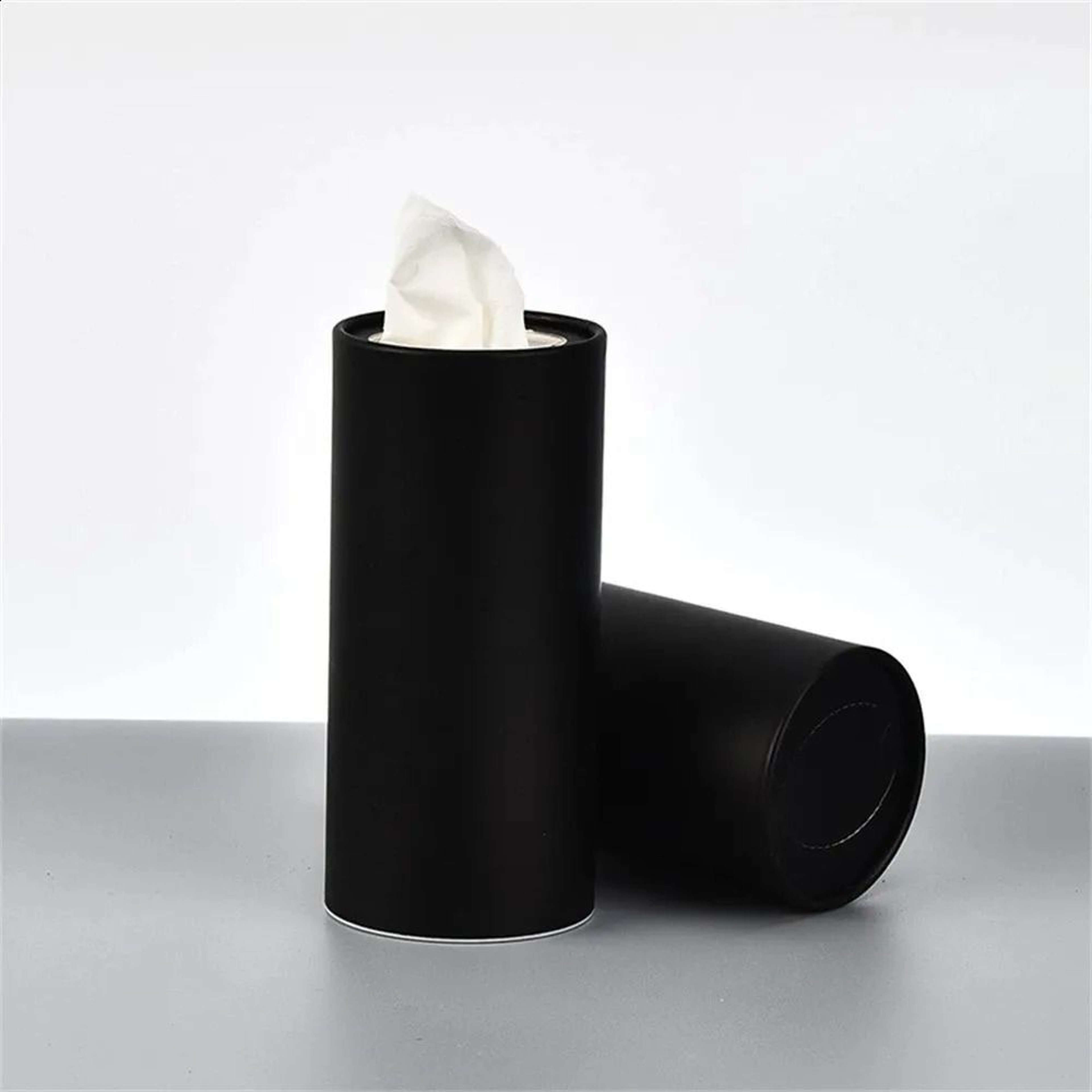Cylindrical Tissue Box Roll Paper Holder For Car And Home 1