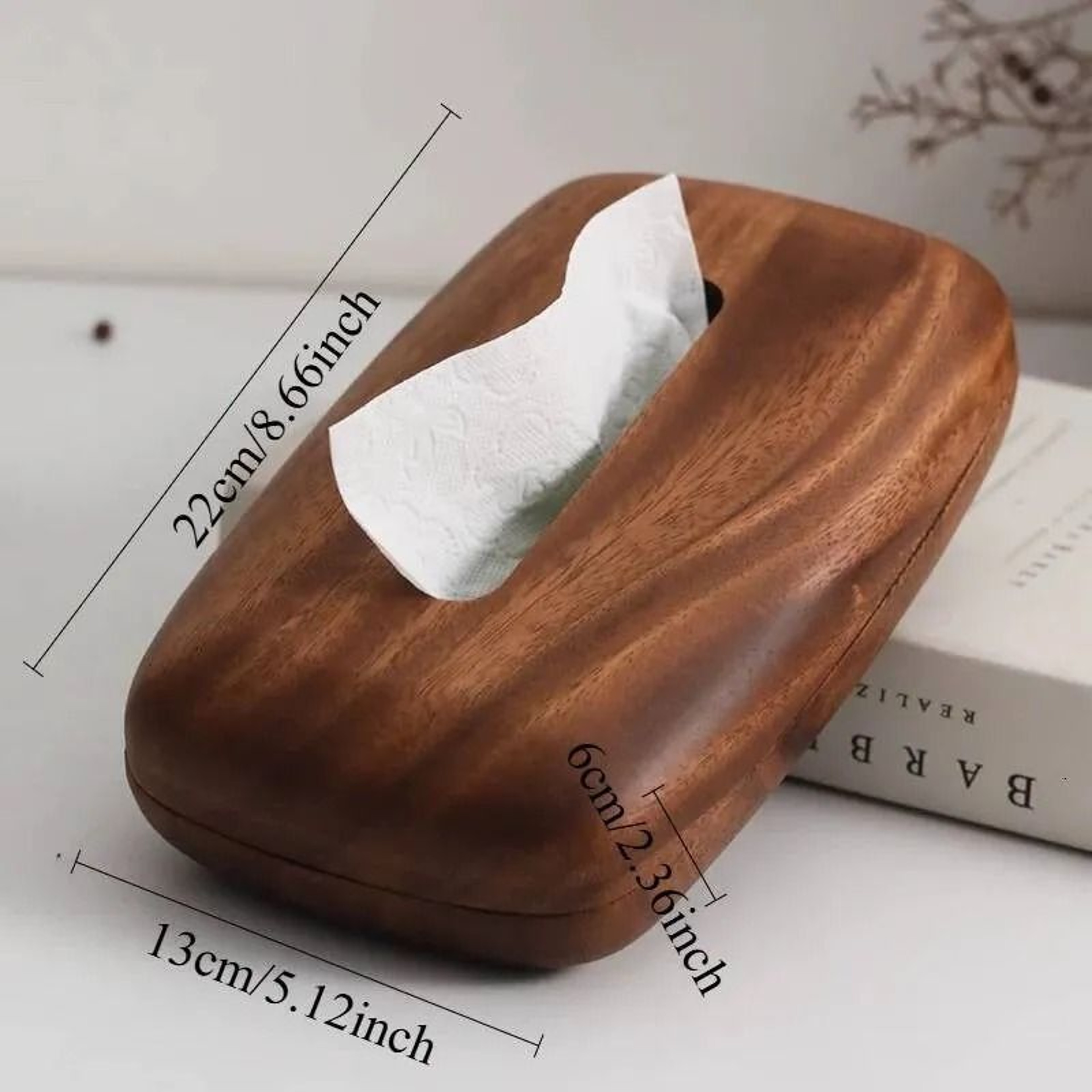 Modern Tissue Box Cover With Easy Access And Smooth Finish 2