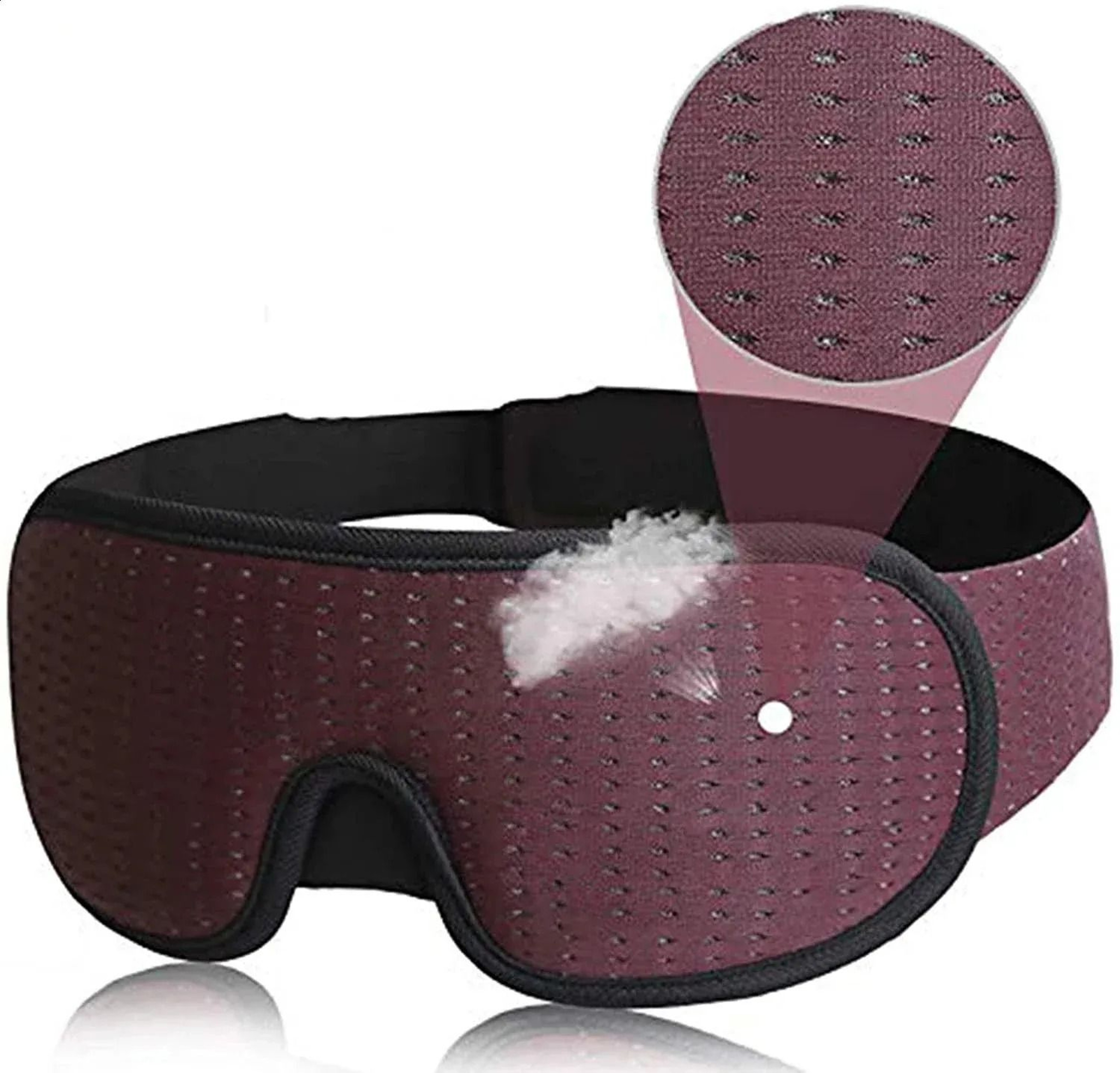 Padded Sleep Eye Mask With Light Blocking Design 2