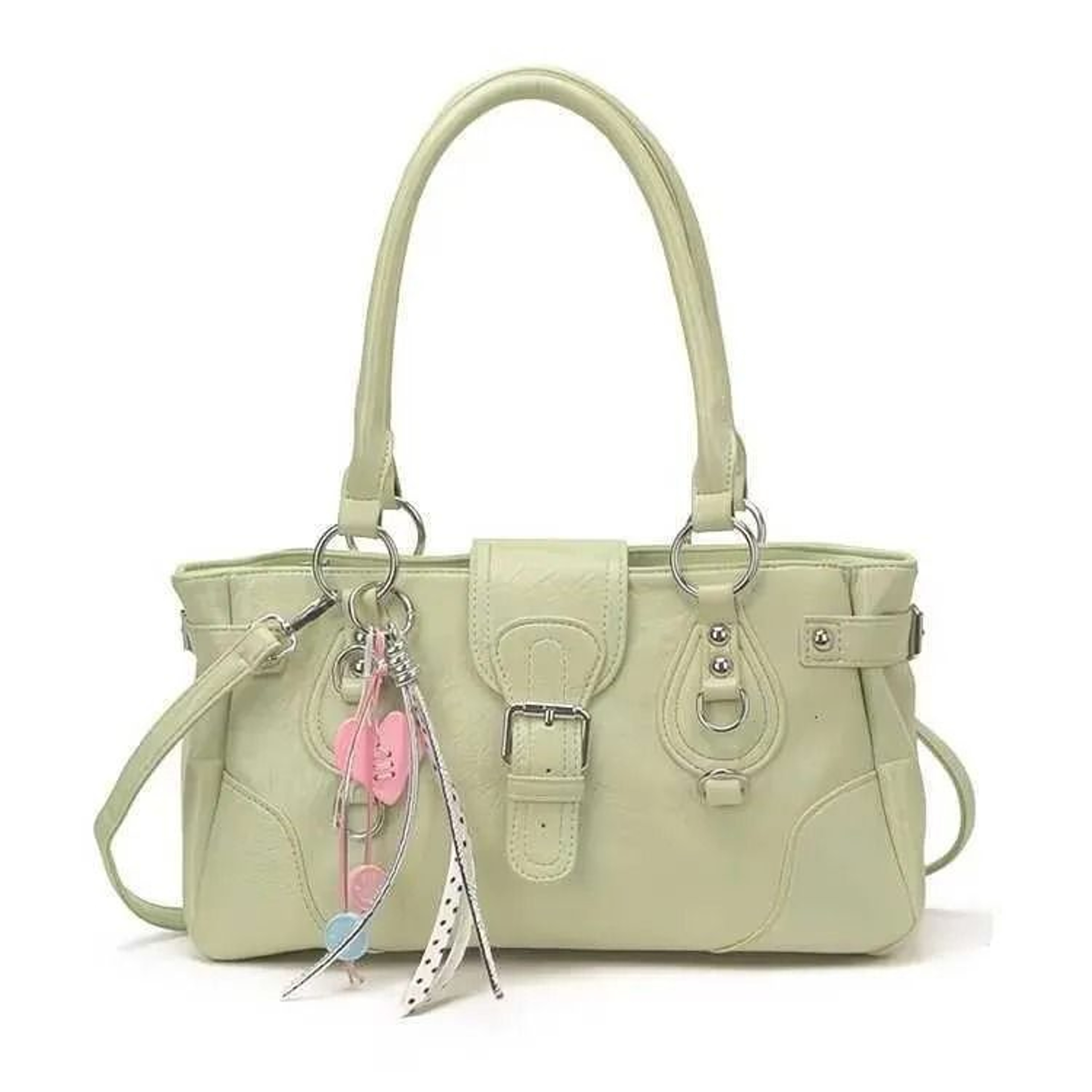 Leather Underarm Shoulder Bag With Large Capacity 2