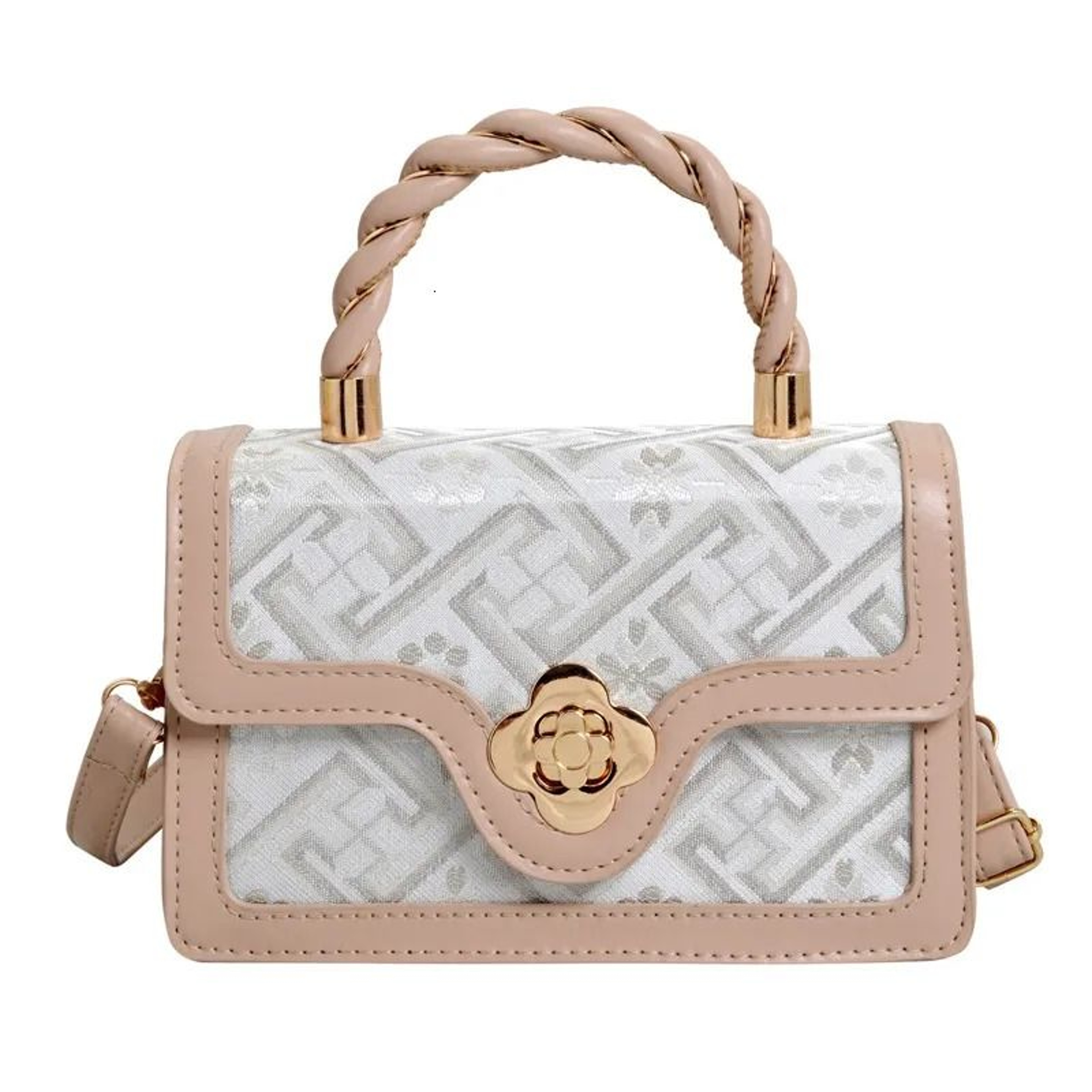 Womens Small Square Crossbody Bag In PU Leather For Everyday Use 2