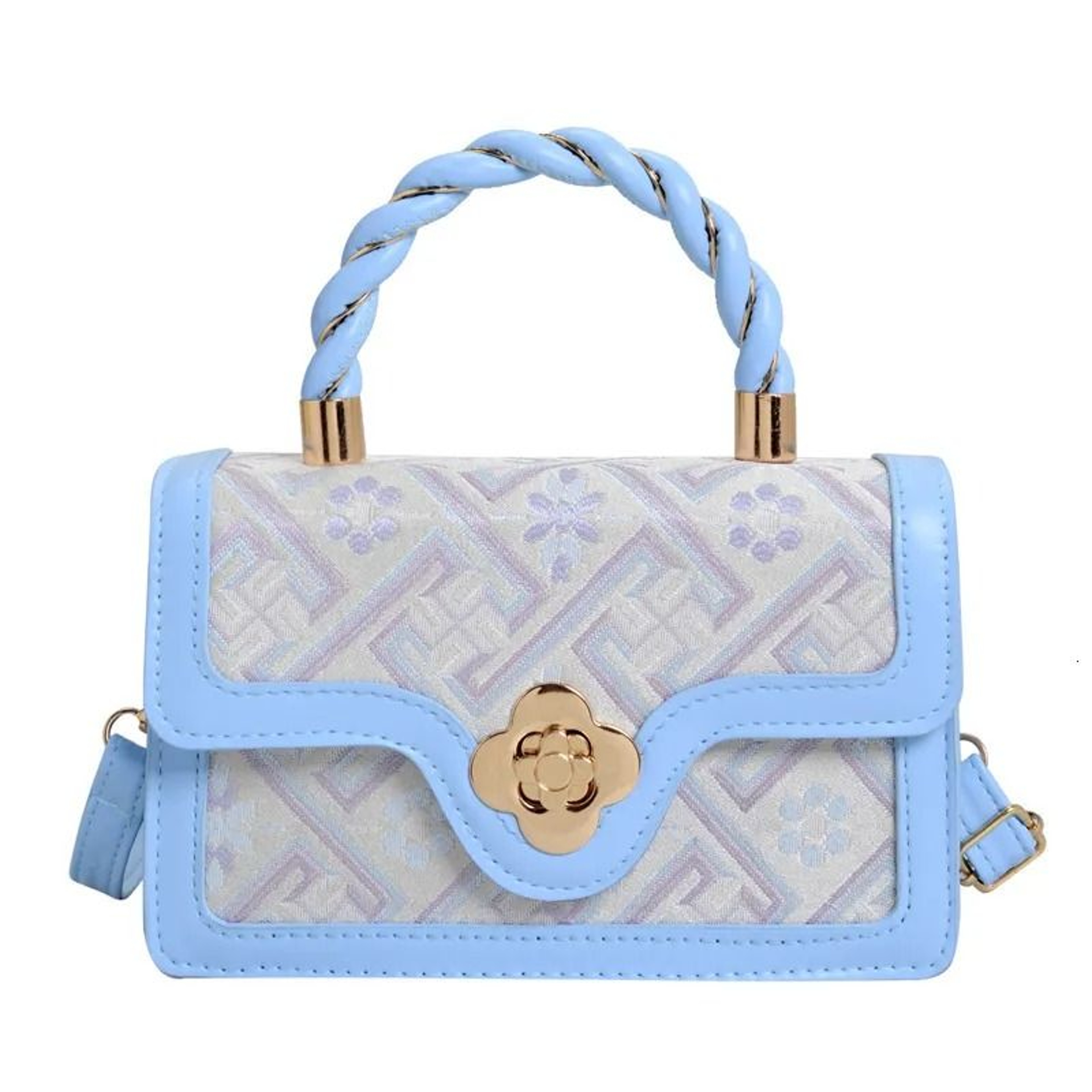 Womens Small Square Crossbody Bag In PU Leather For Everyday Use 1