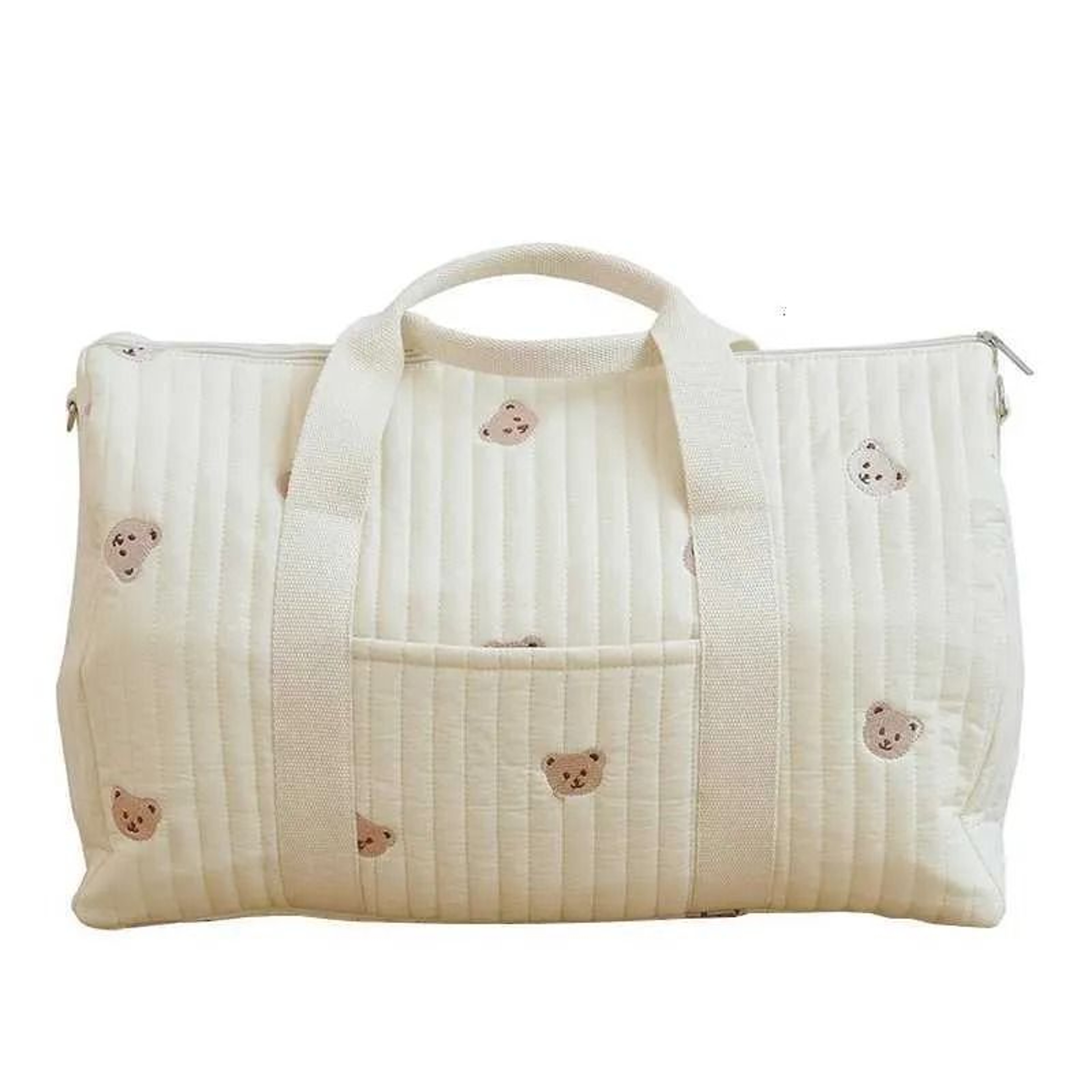 Large Maternity Diaper Bag With Multiple Compartments And Portable Messenger Design 1