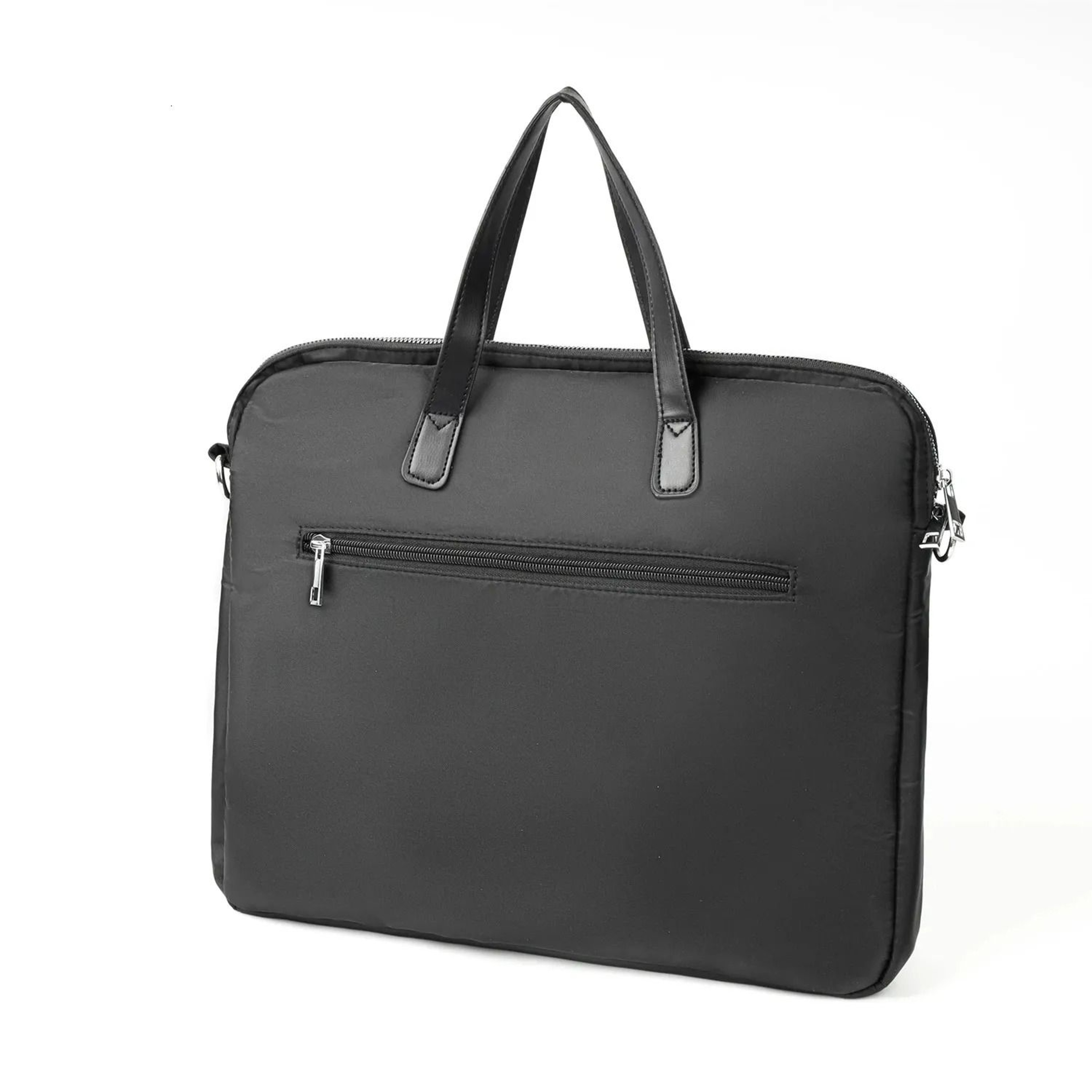 Structured Laptop Briefcase With Zipper Closure And Multiple Pockets For 156Inch Laptops 1