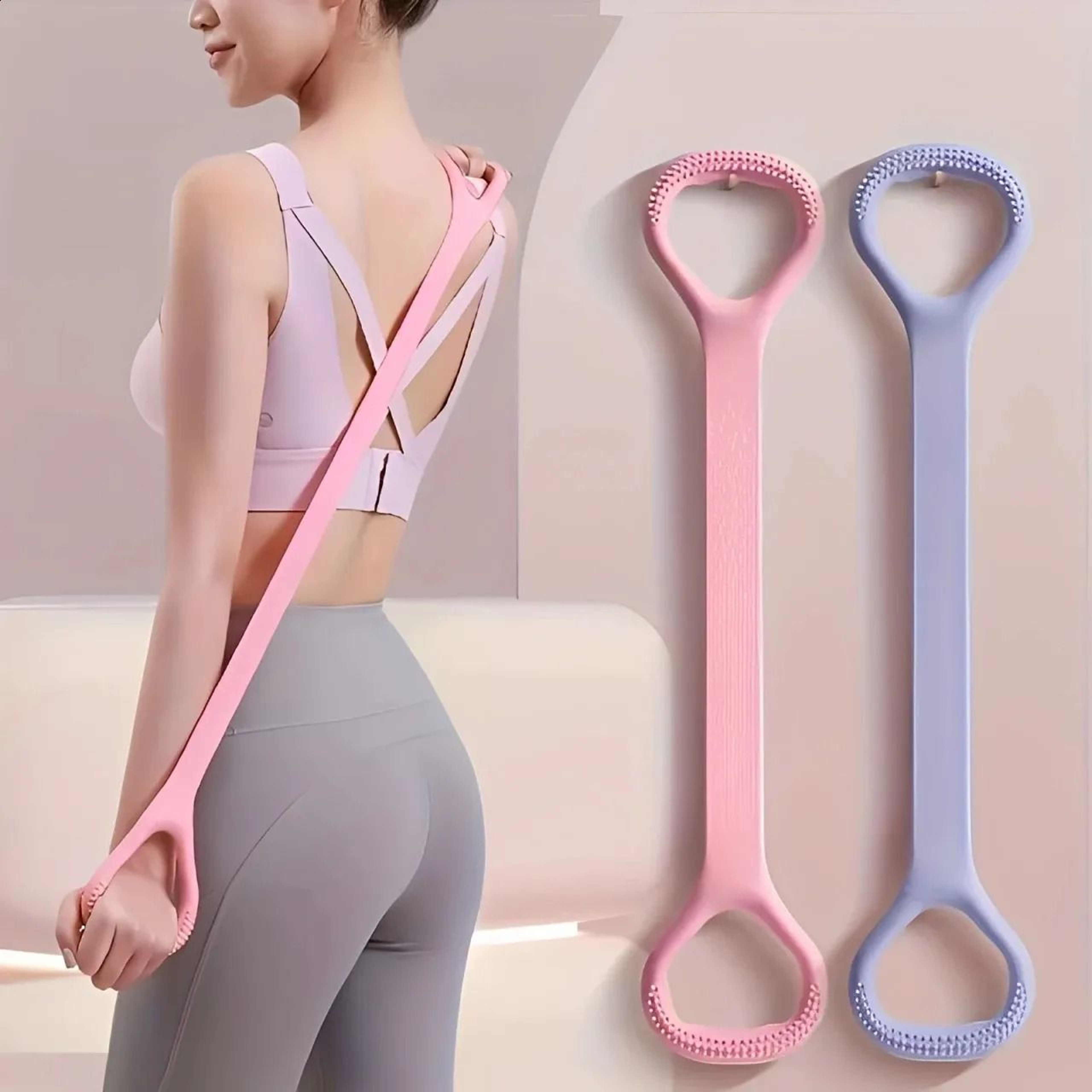 Yoga Stretch Strap For Shoulder Back And Leg Flexibility Exercises 6