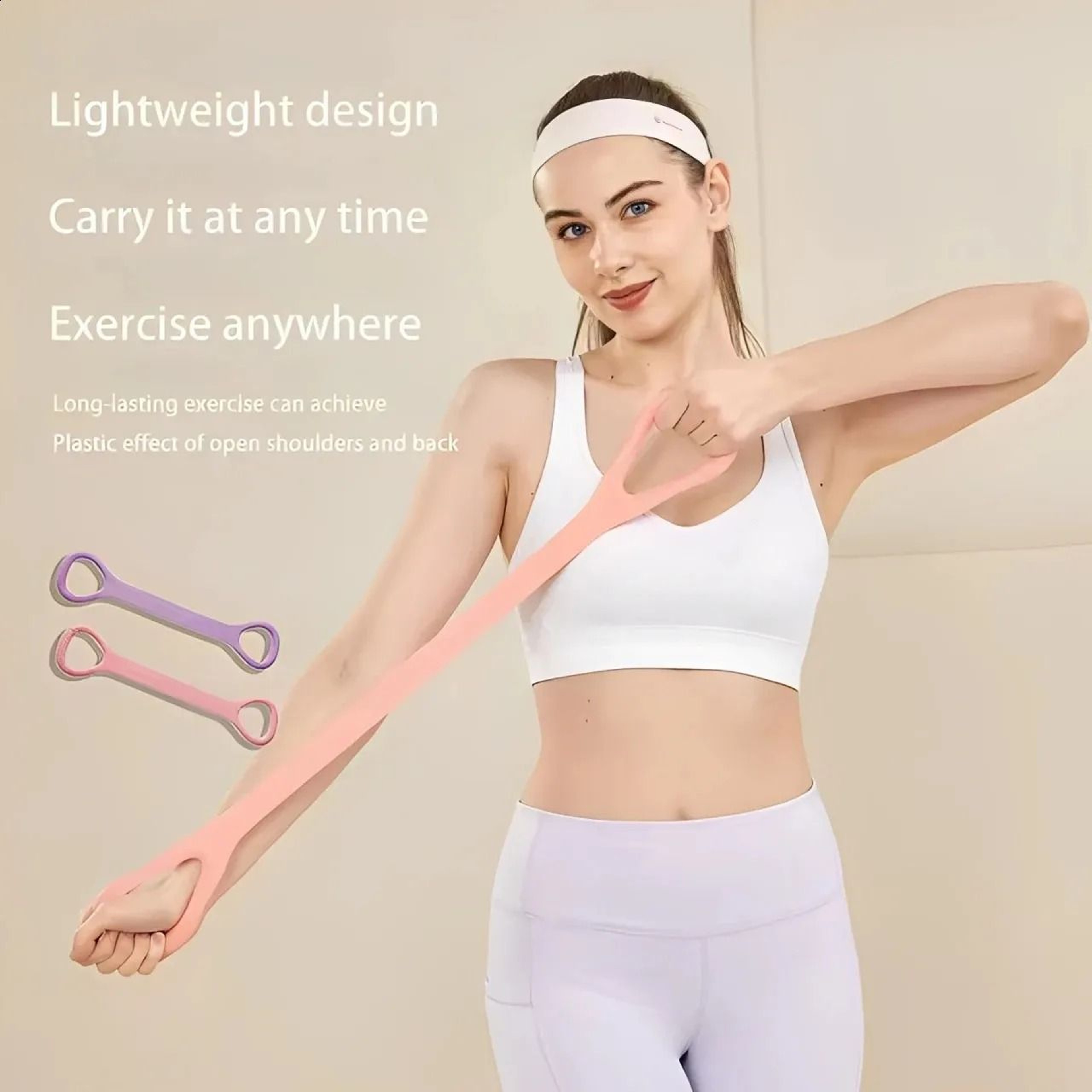 Yoga Stretch Strap For Shoulder Back And Leg Flexibility Exercises 4