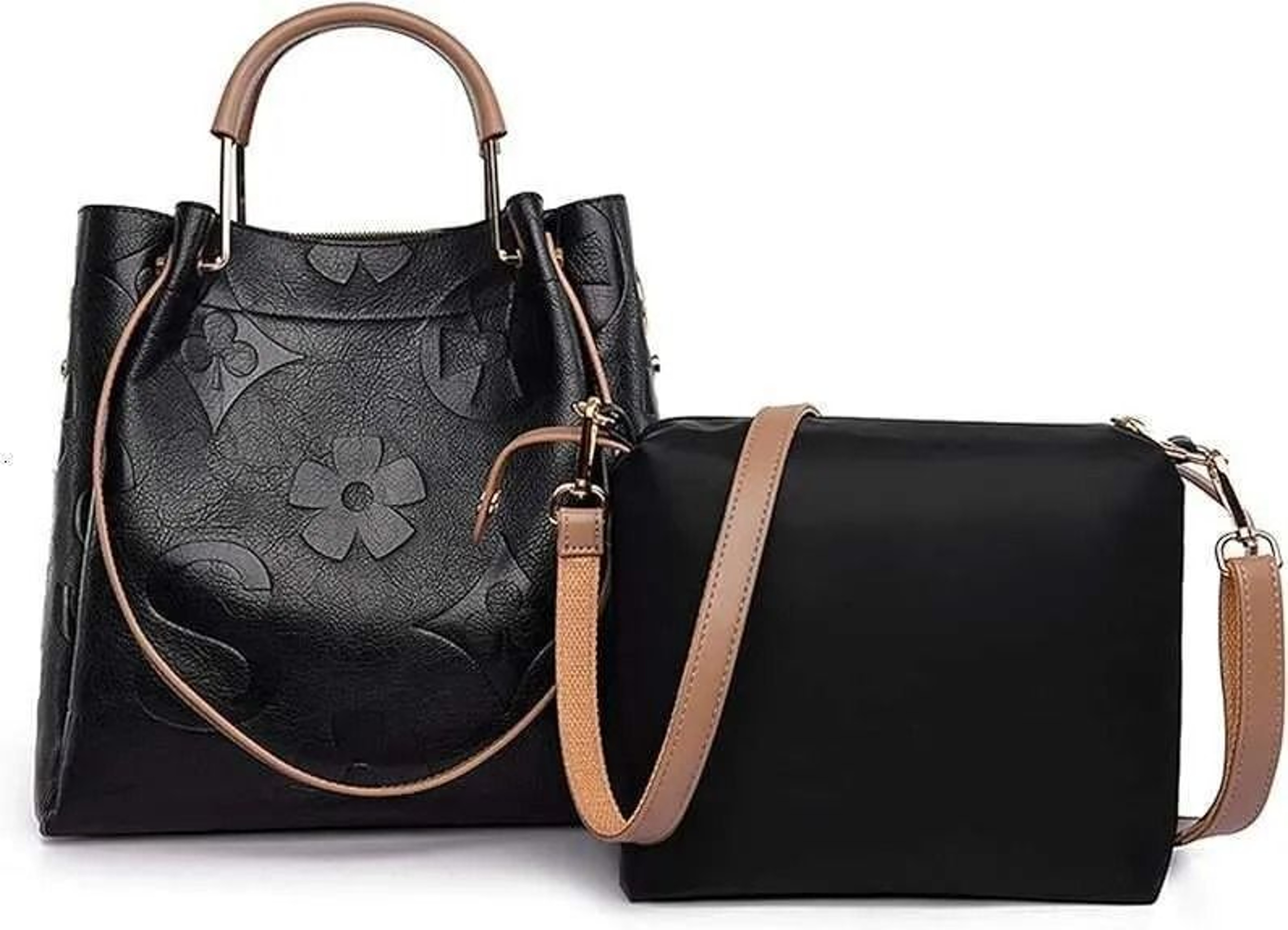 Womens Medium Crossbody Shoulder Bag With Adjustable Strap And Zip Closure 0