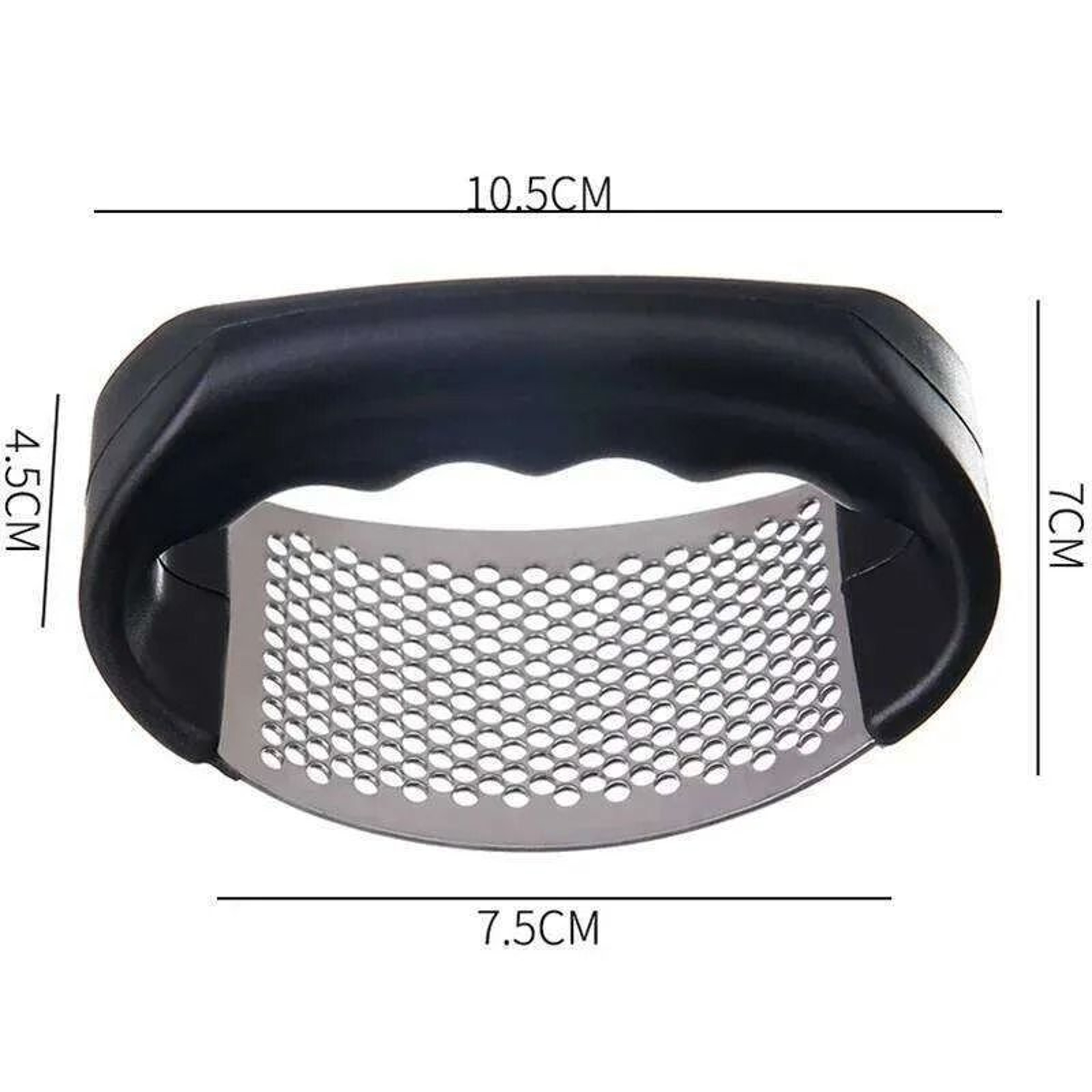 Stainless Steel Manual Garlic Mincer Portable Handheld Garlic And Ginger Crusher 2