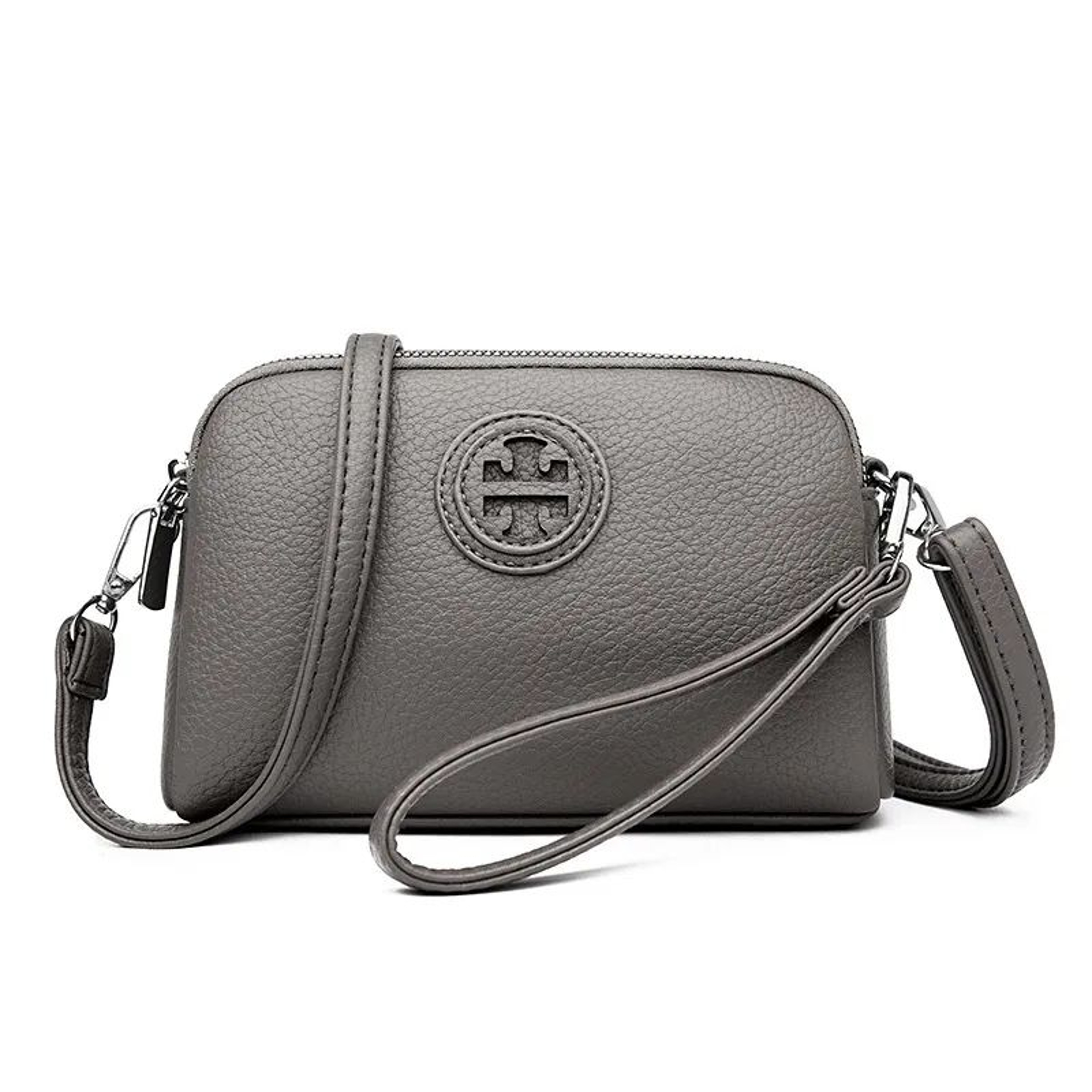 Women Mini Crossbody Handbag With MultiLayer Design And Soft Leather Style 1