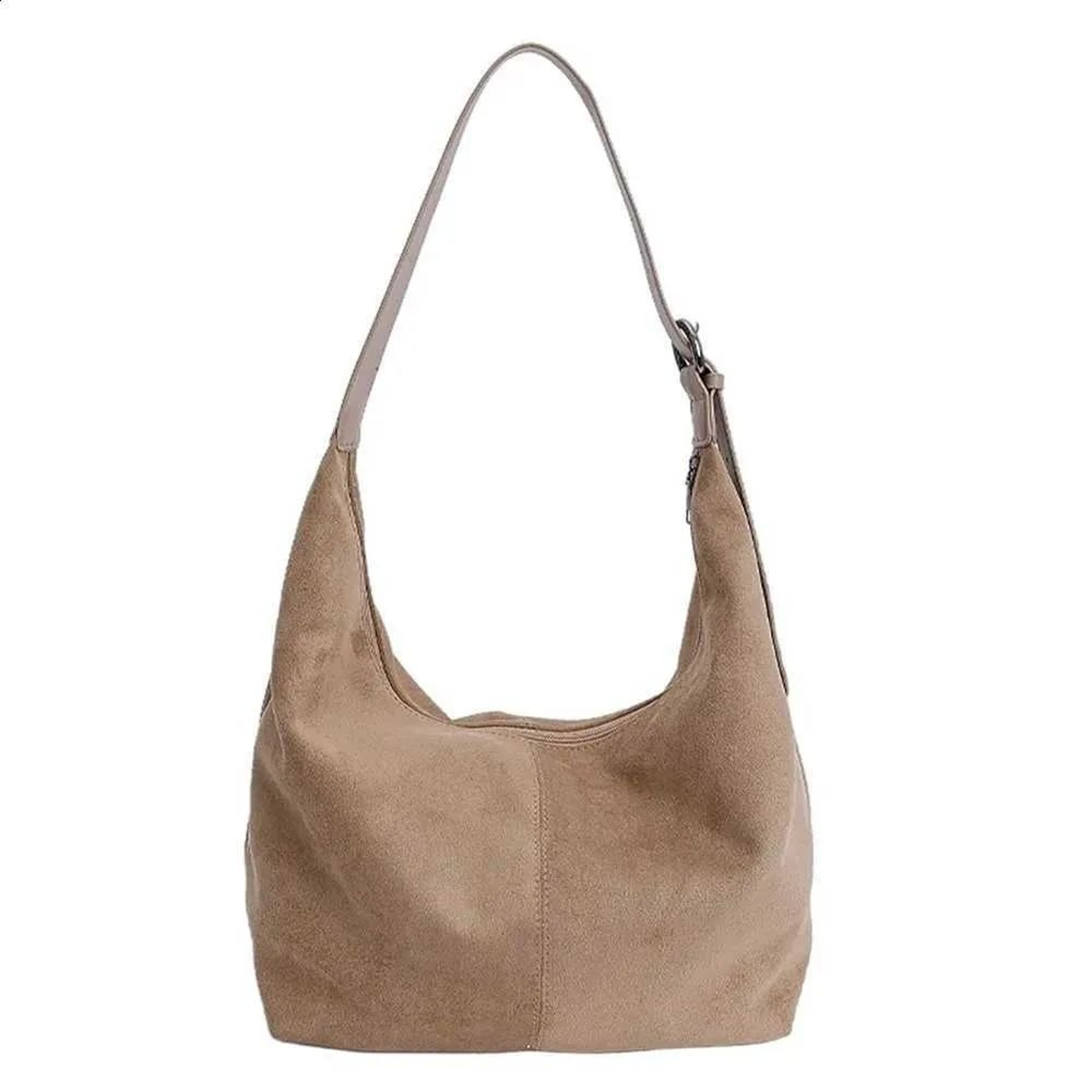 Women Suede Matte Hobo Bag With Vintage Crossbody Tote Design 1