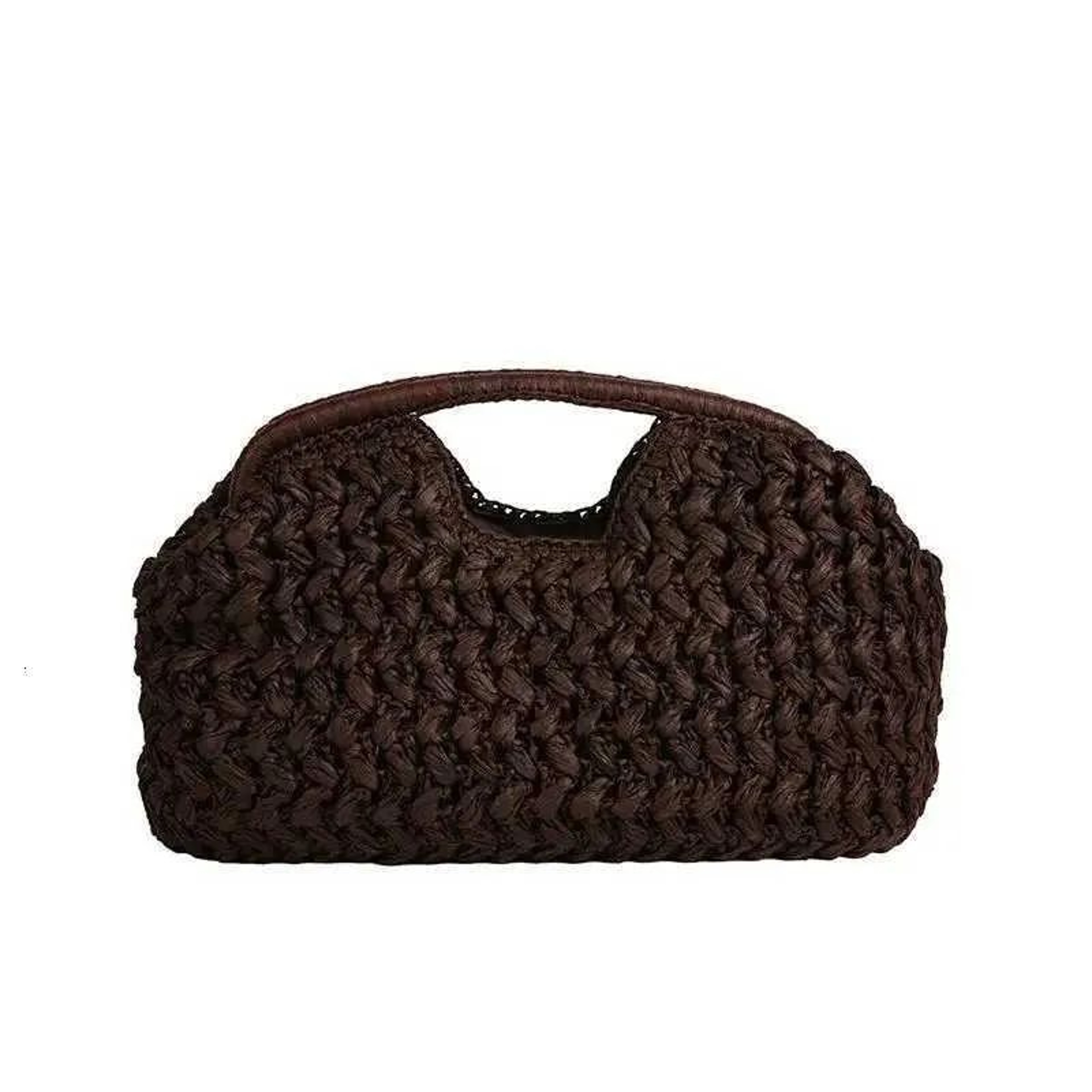 Womens Summer Straw Woven Shoulder Bag Small Beach Tote Handbag 0