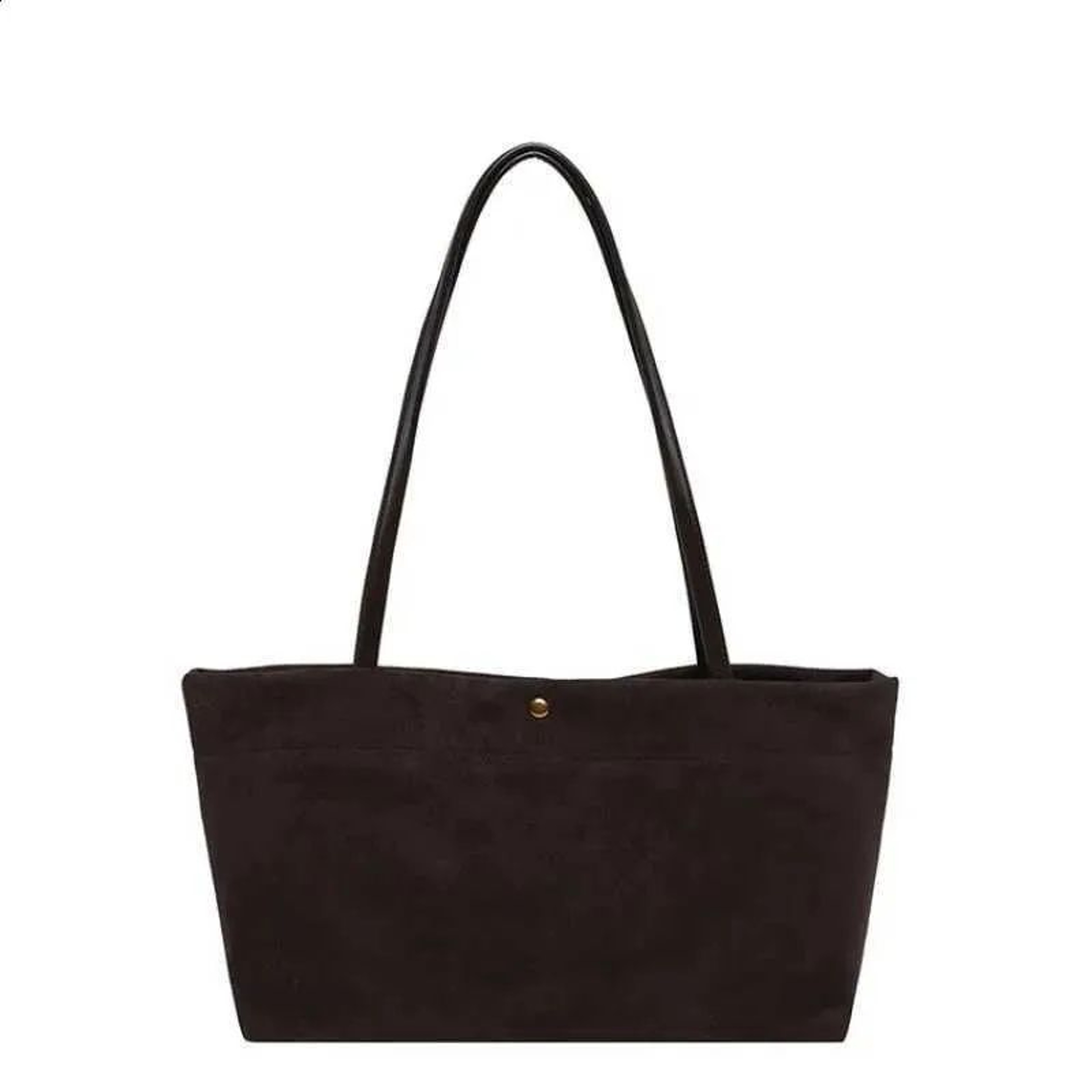 Women Khaki Faux Suede Tote Bag With Heart Charm Tassel 3