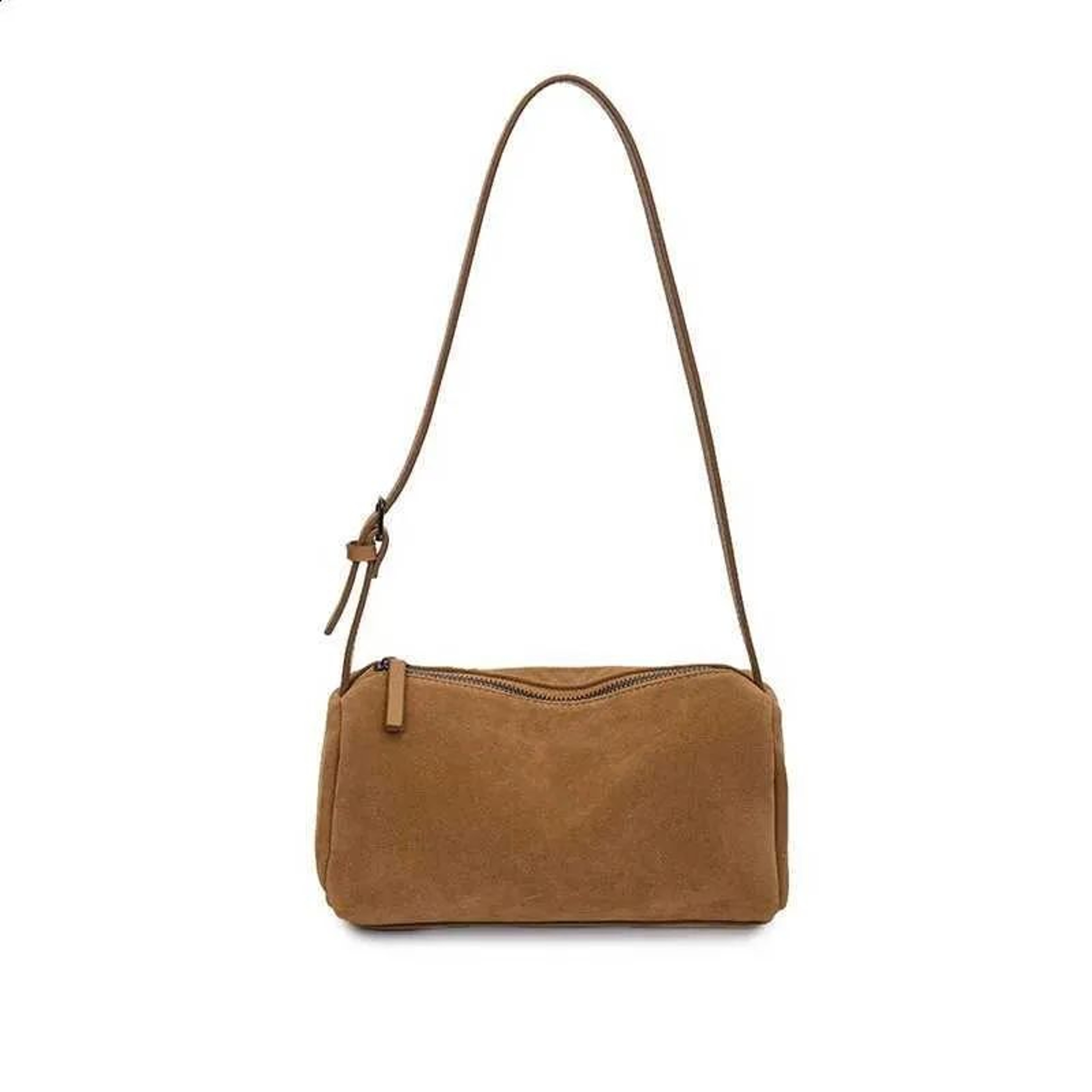 Womens Mini Suede Crossbody Bag Soft Cowhide Leather Style Handbag 0