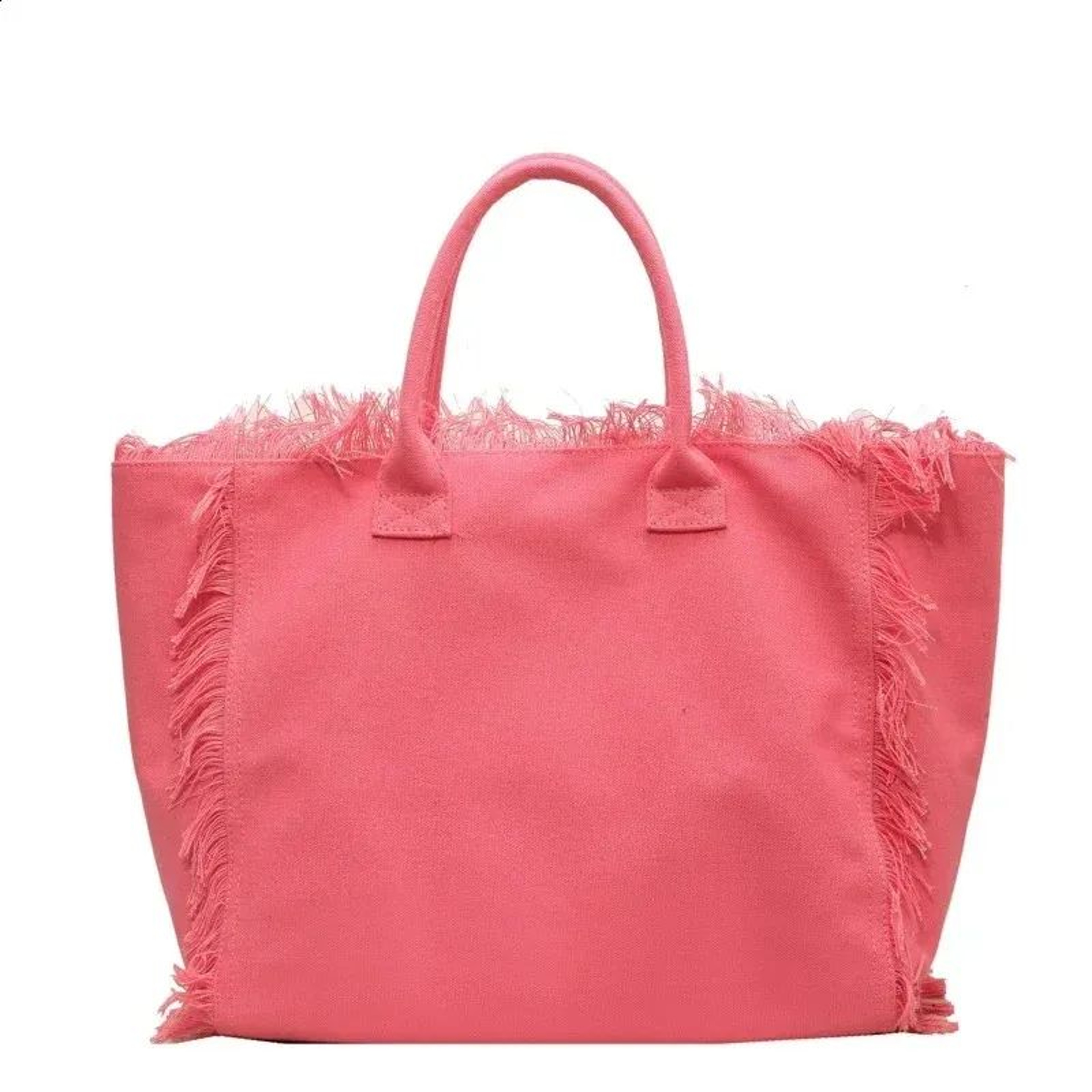Womens Large Canvas Shoulder Tote Bag With Tassel For Everyday Use 1