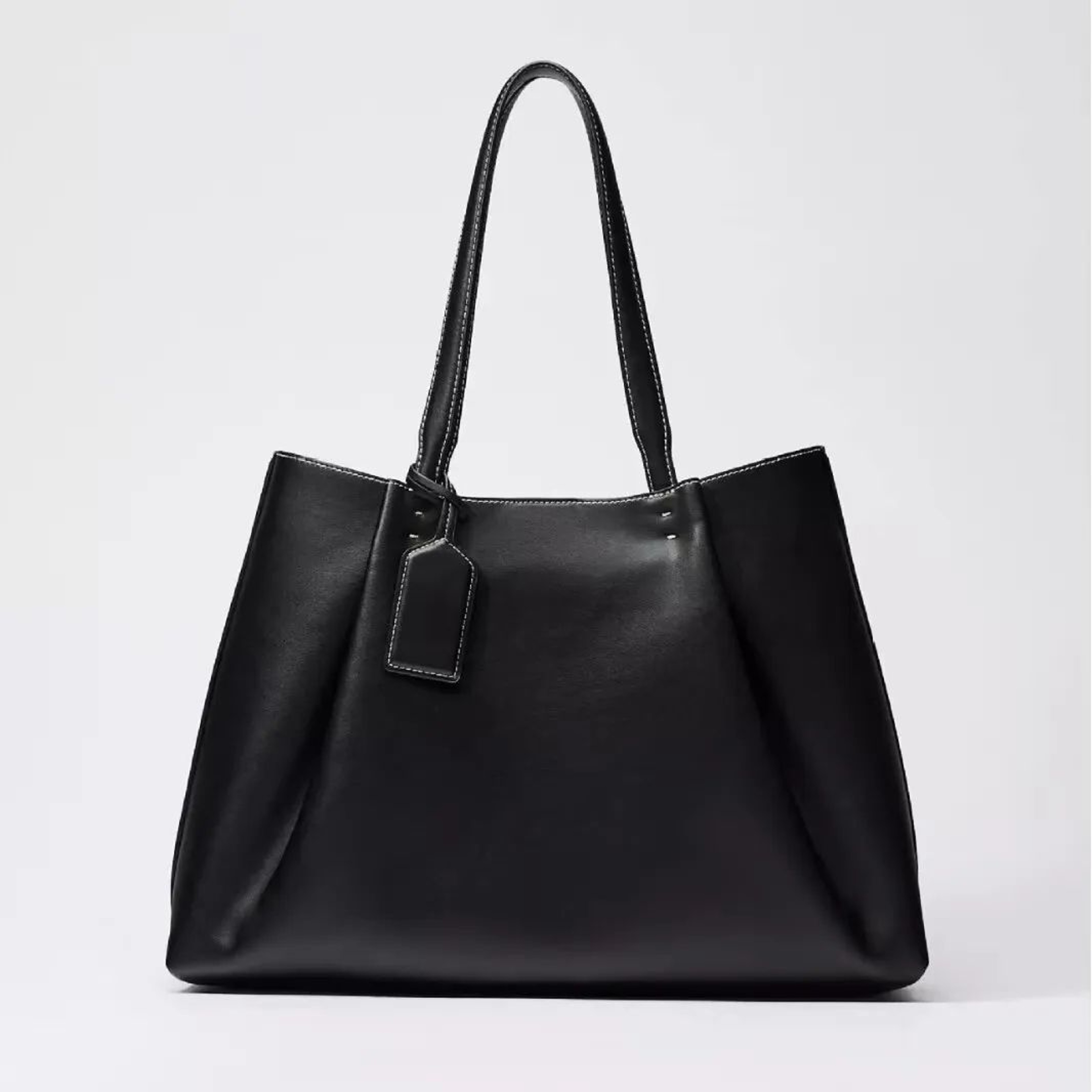 Women PU Leather Tote Bag With Single Shoulder Design 0