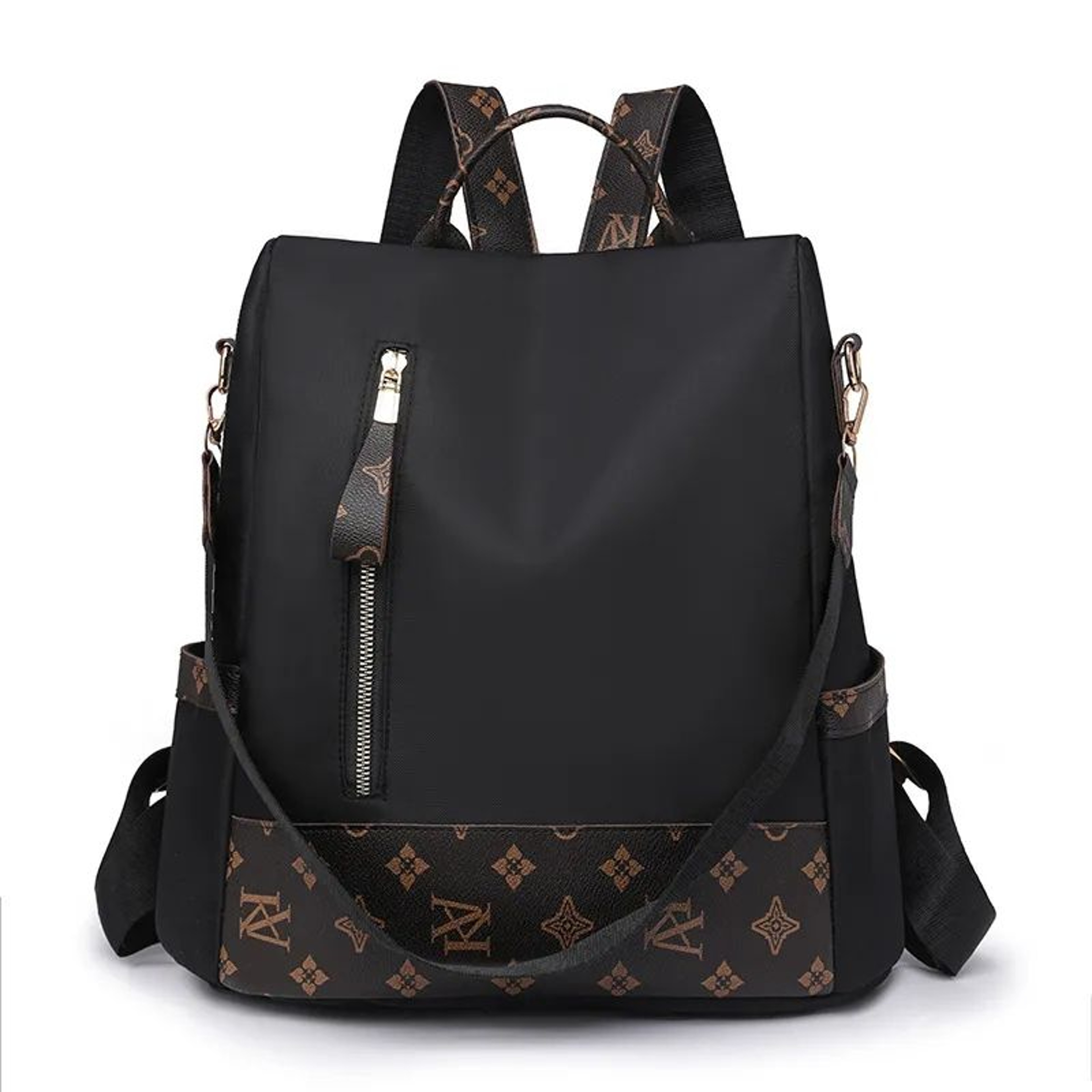 Womens PU Leather Travel Backpack Lightweight Fashion Casual Bag 2