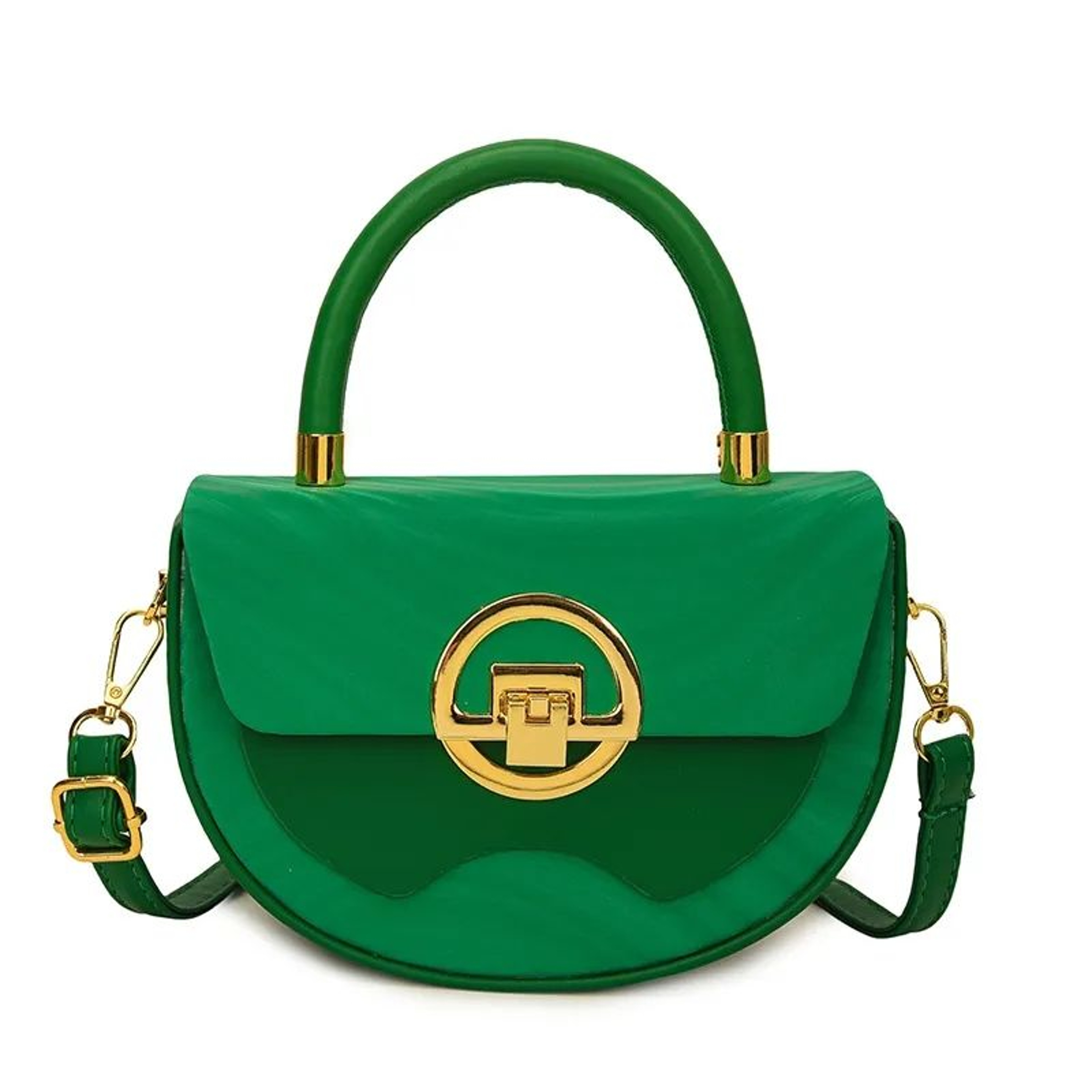 Retro Crossbody Bag With Textured Shell Design 3