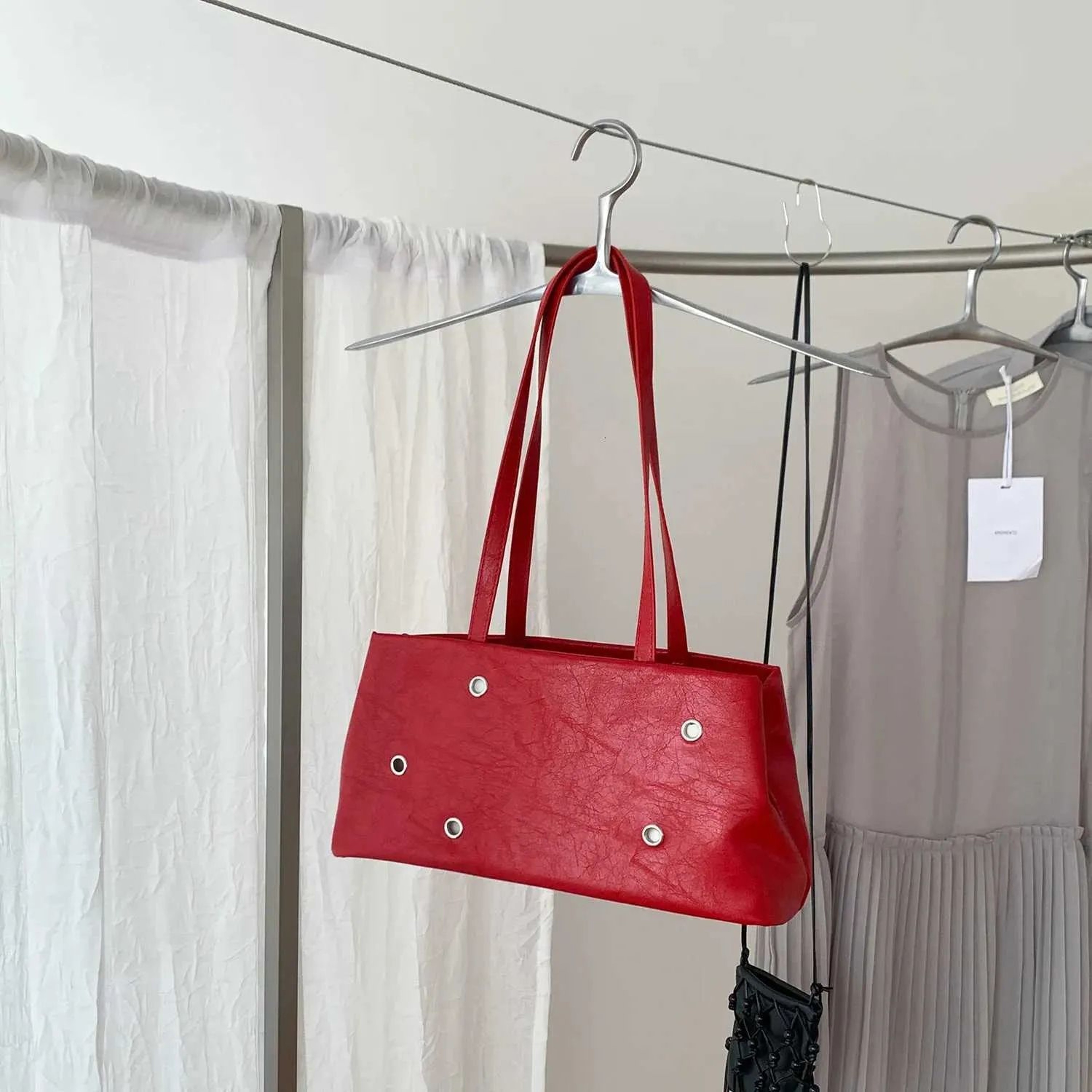 Women Large Capacity PU Leather Tote Shoulder Bag 0