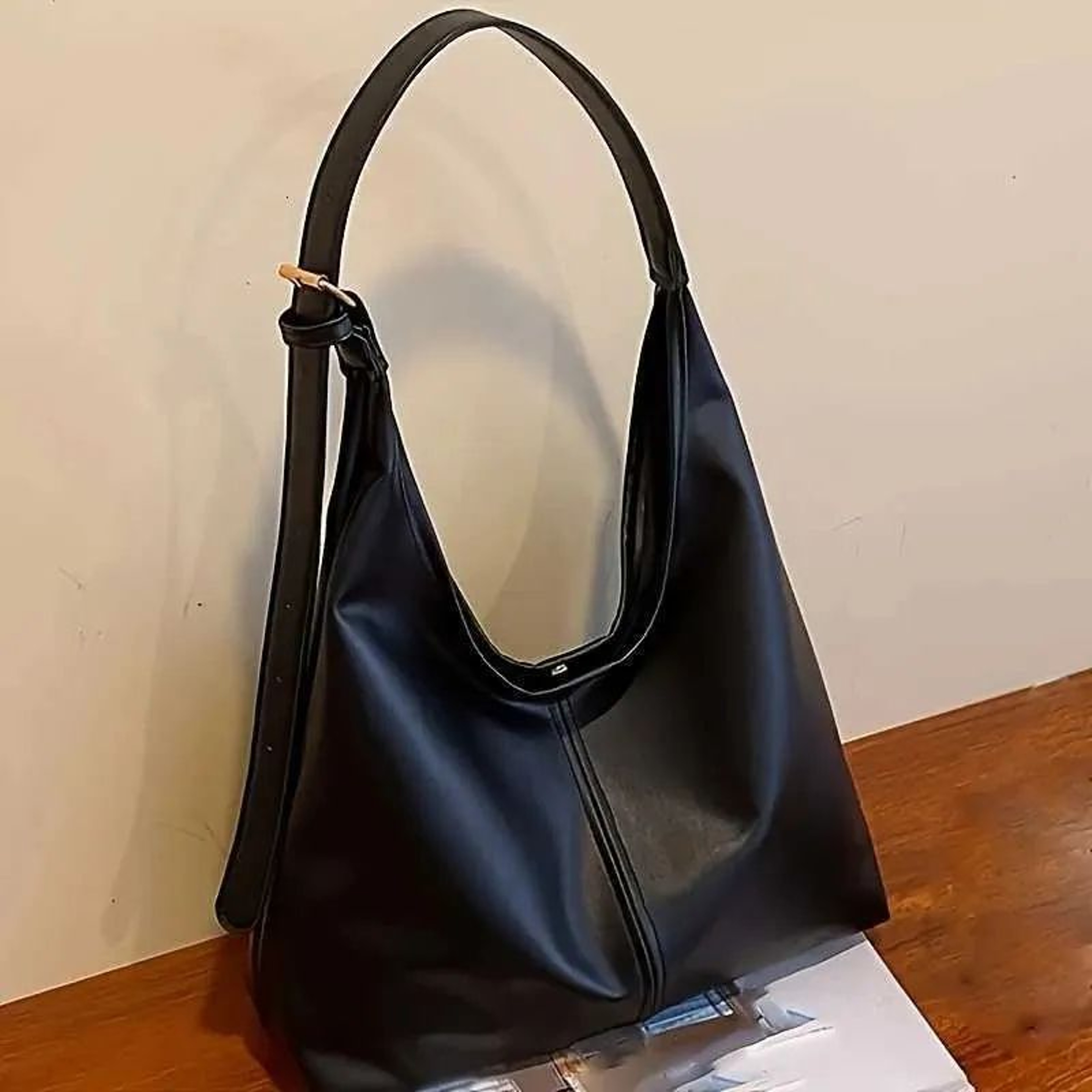 Retro Womens Tote Bag Vintage Underarm Shoulder Handbag 0